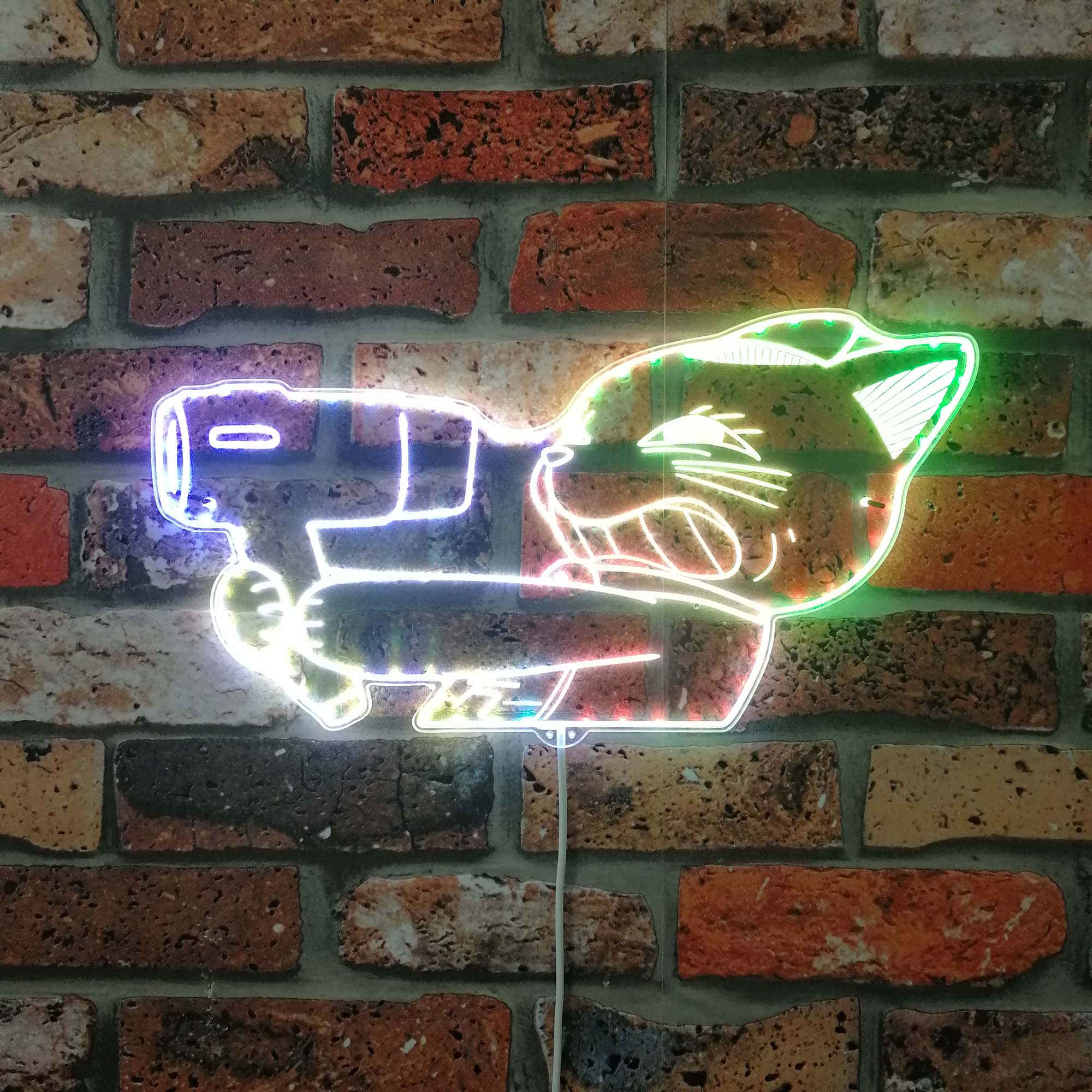 Dandadan Turbo Granny Neon Neon LED Sign with Dynamic RGB Colors