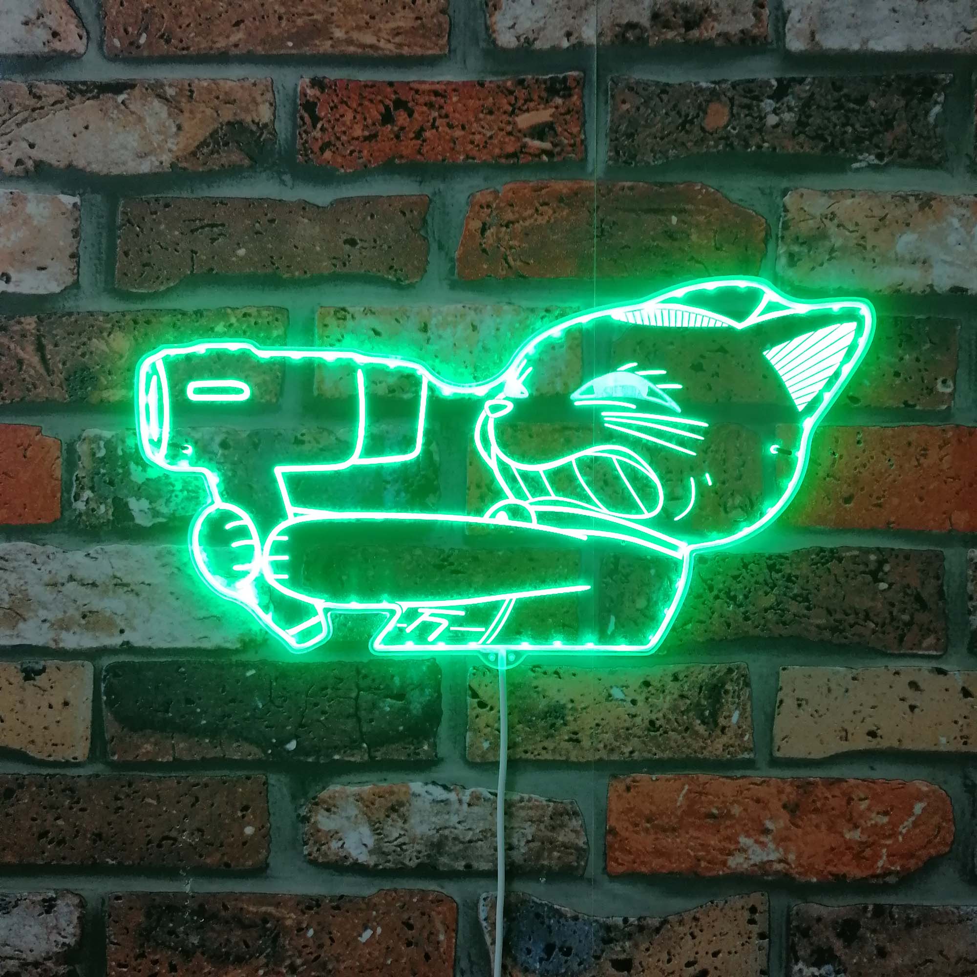 Dandadan Turbo Granny Neon Neon LED Sign with Dynamic RGB Colors - Image 6
