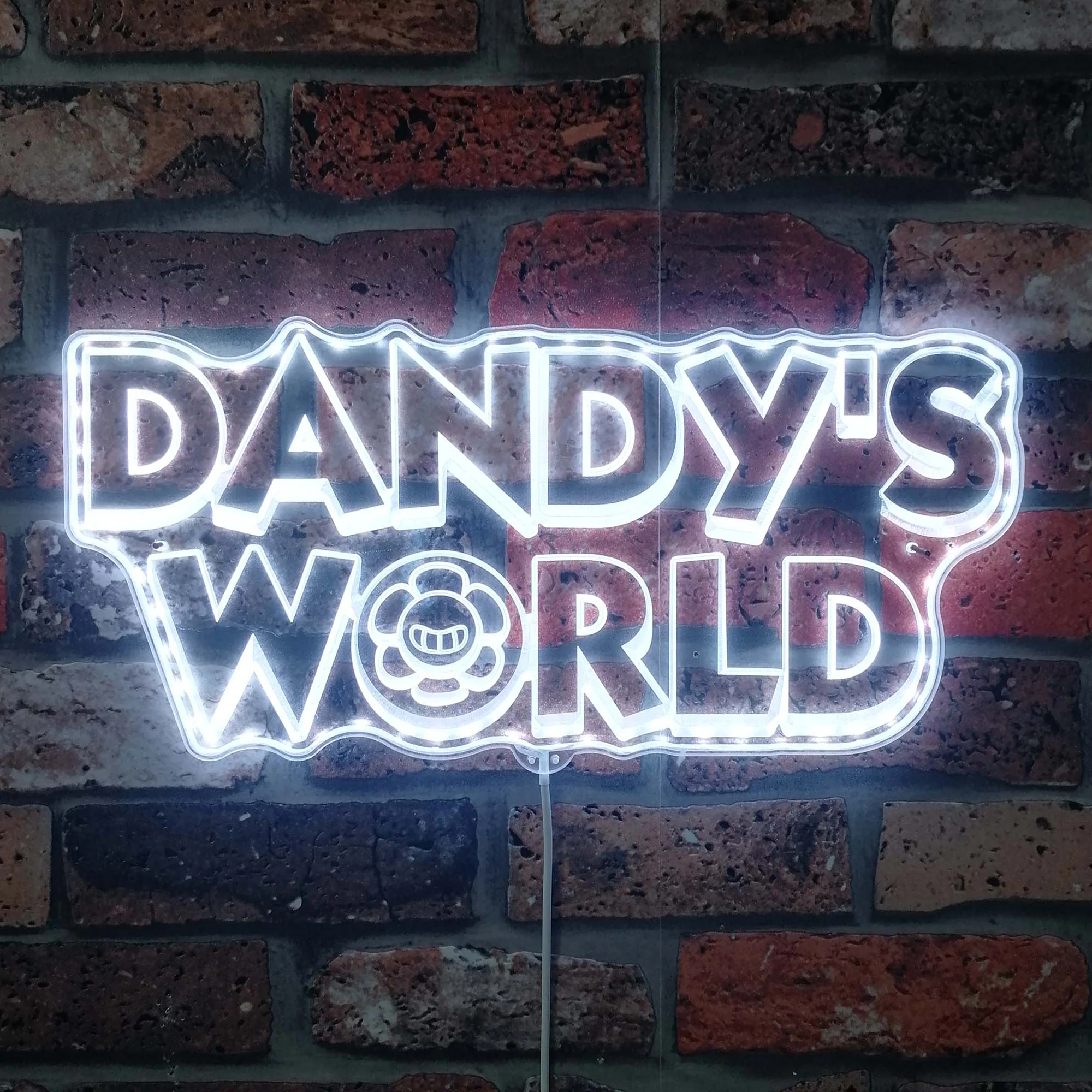 Dandy's World Neon LED Sign with Dynamic RGB Colors - Image 5