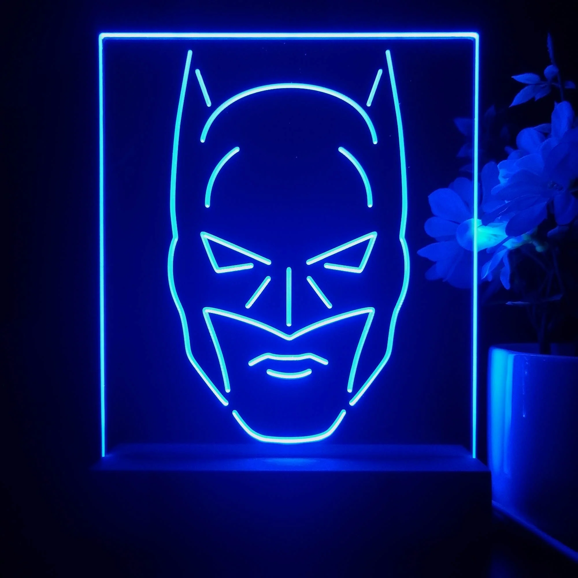 Dark Knight Batman 3D Illusion Night Light Desk Lamp