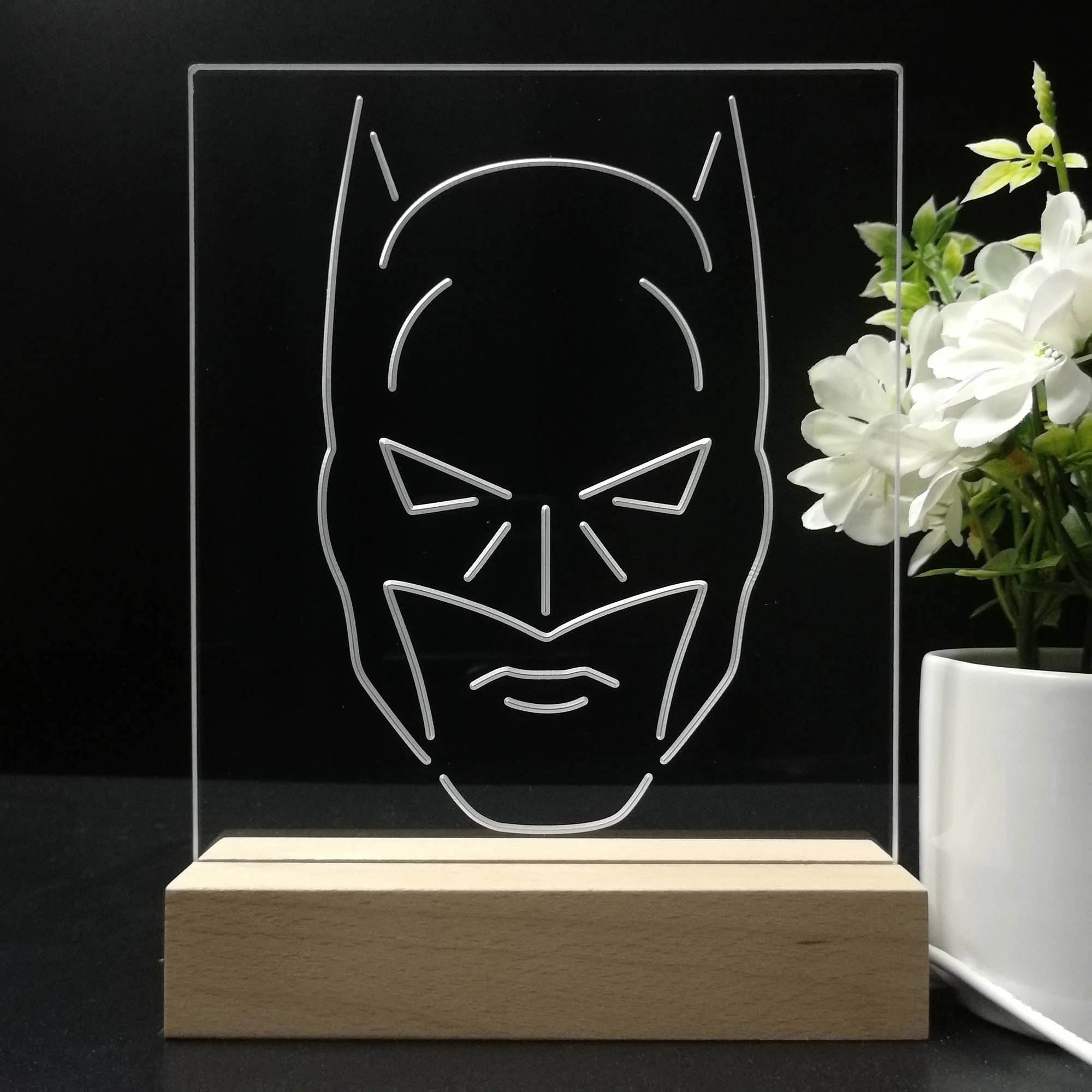 Dark Knight Batman 3D Illusion Night Light Desk Lamp - Image 8