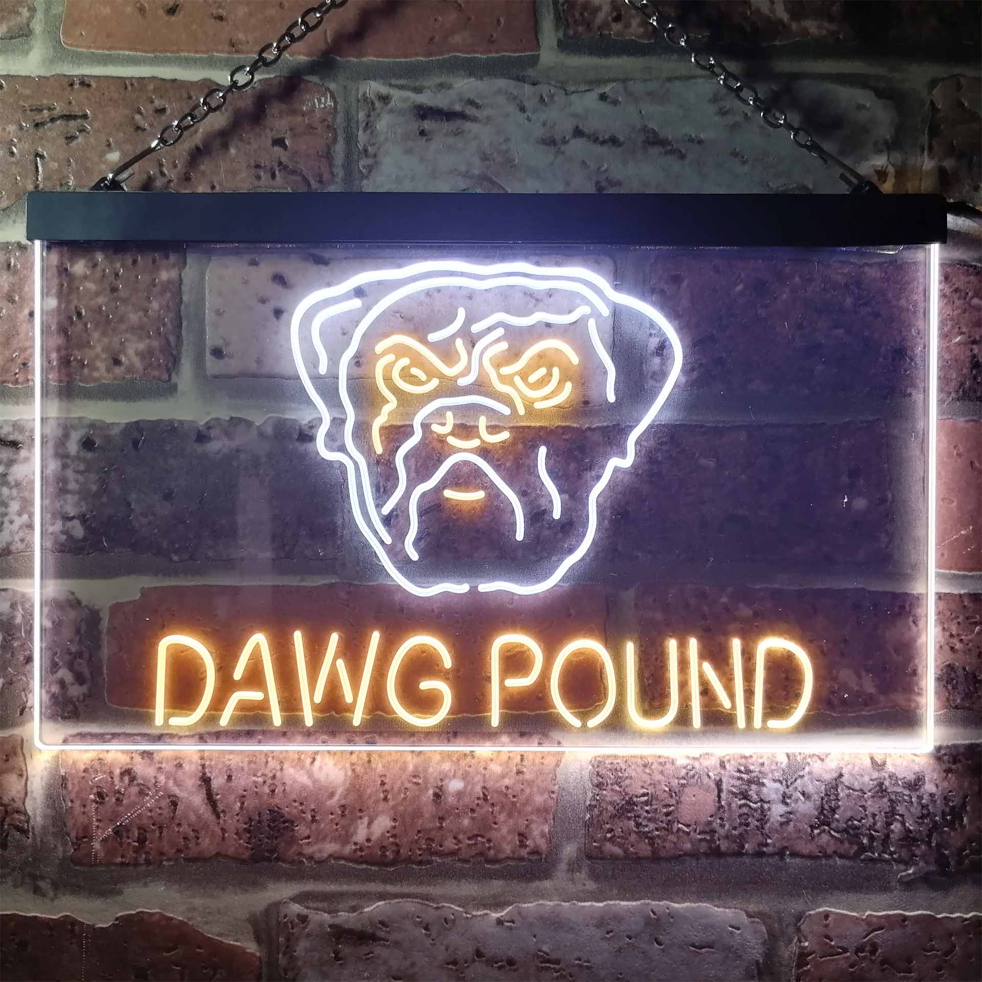 Dawg Pound Cleveland Browns Neon Light LED Sign - Image 12