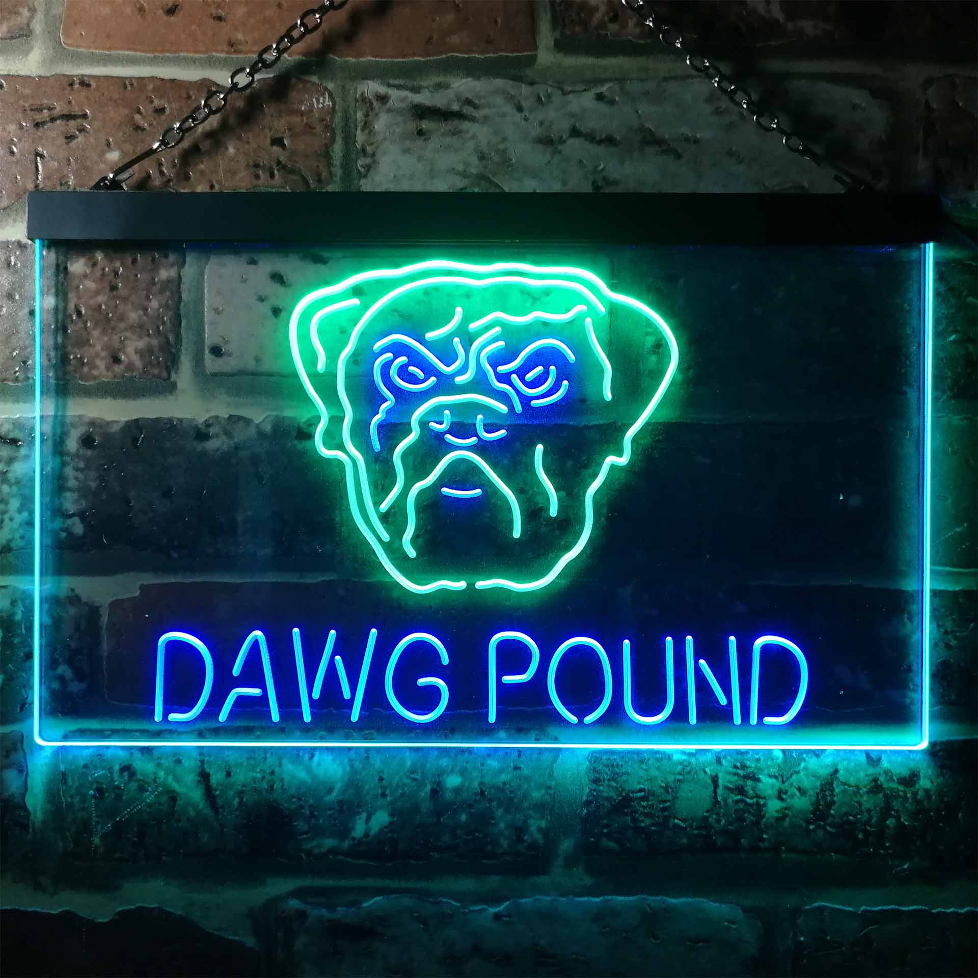 Dawg Pound Cleveland Browns Neon Light LED Sign - Image 2