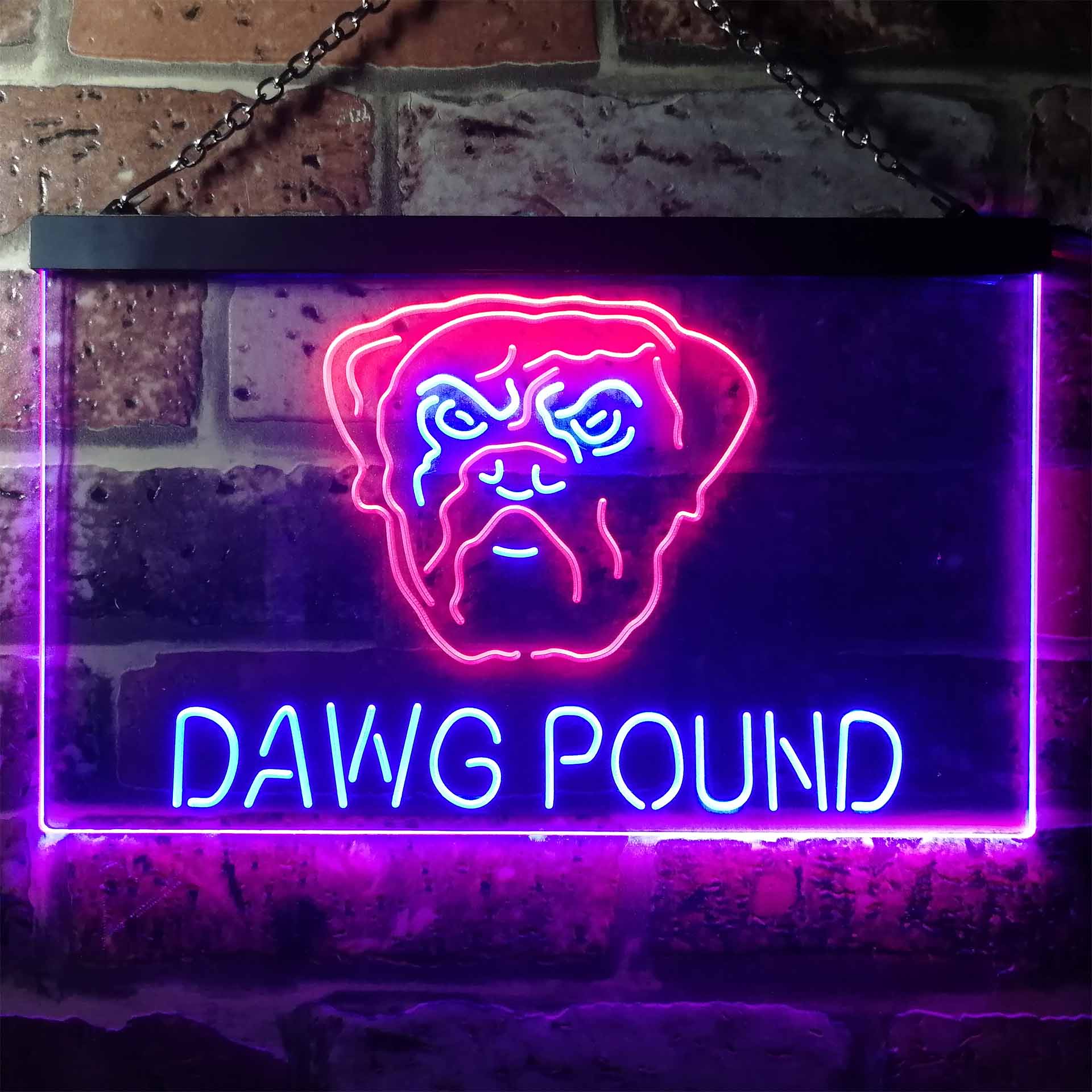 Dawg Pound Cleveland Browns Neon Light LED Sign - Image 4