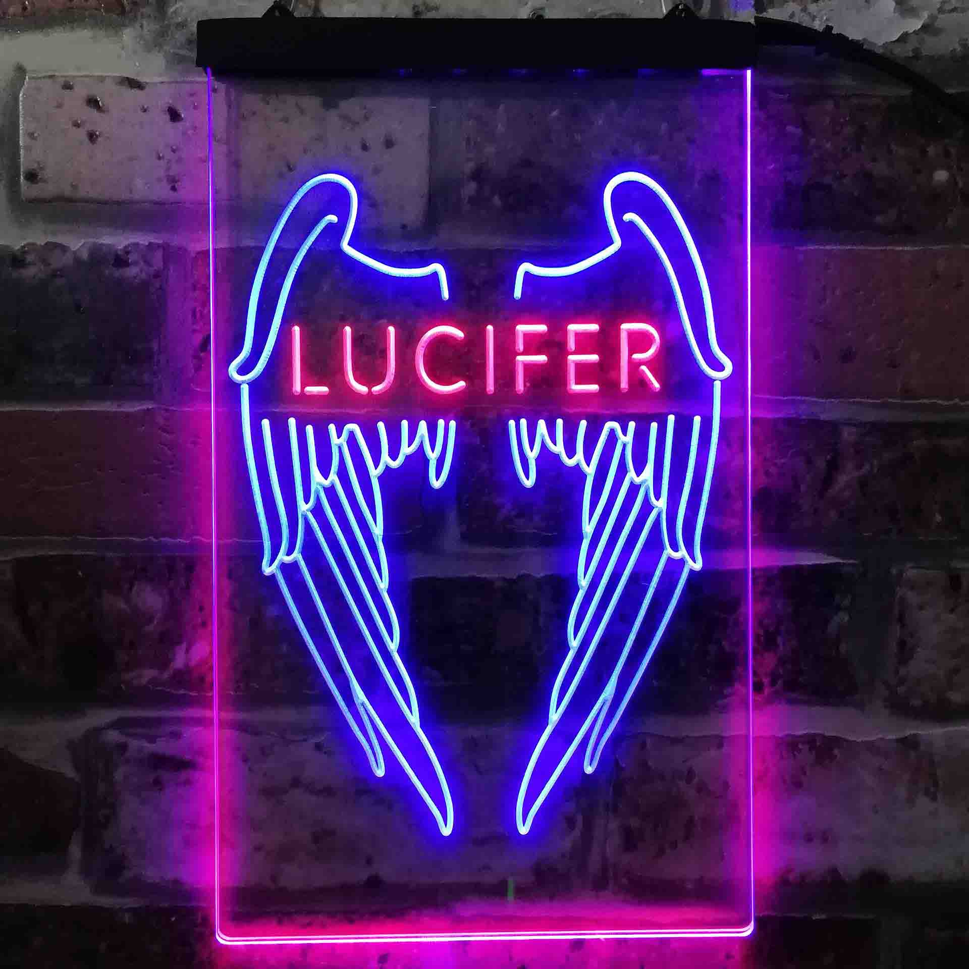 DC Comics Lucifer Neon-Like LED Sign - Image 4