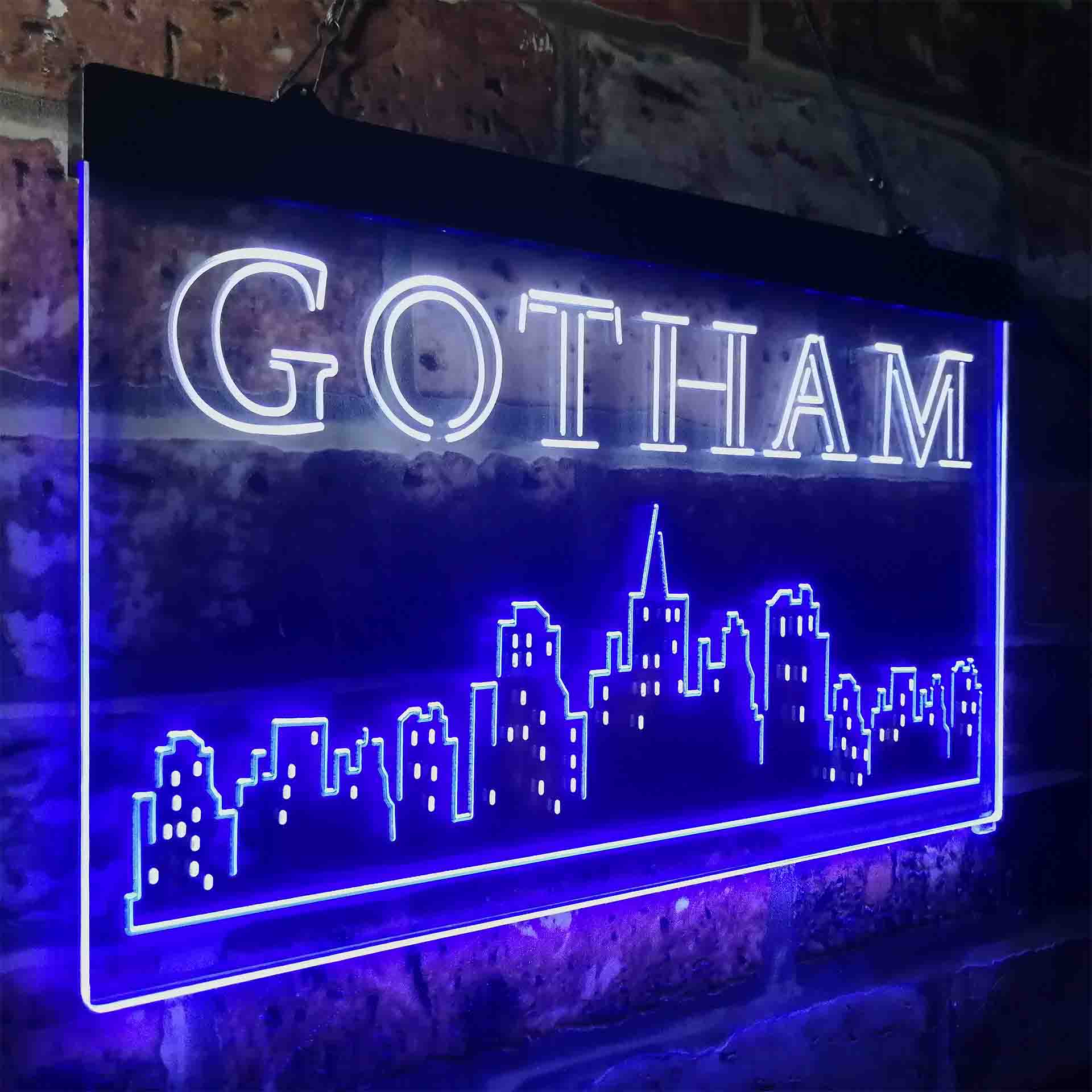 DC Gotham City Game Room Neon Light LED Sign - Image 17