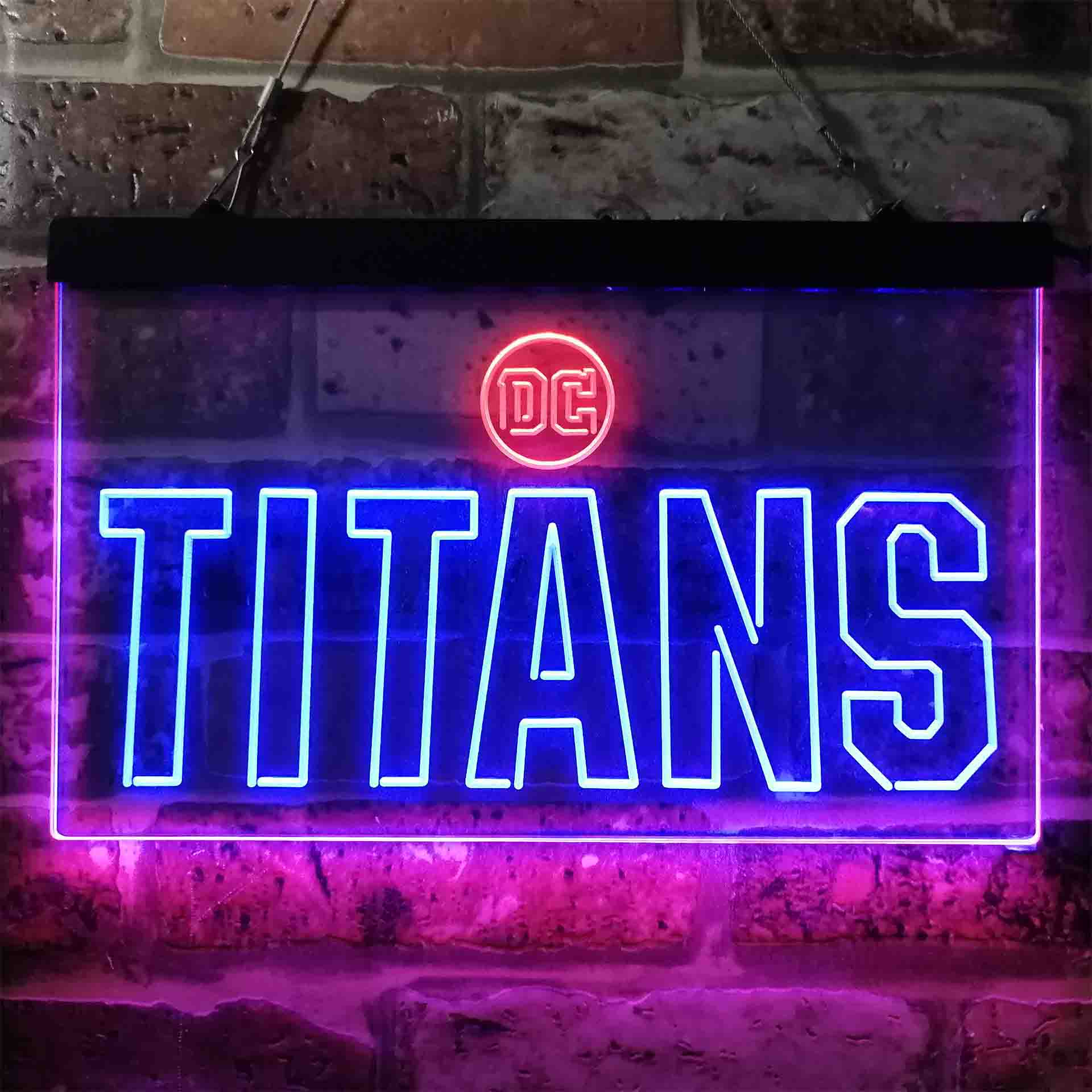 DC Titans Neon-Like LED Sign - Image 8