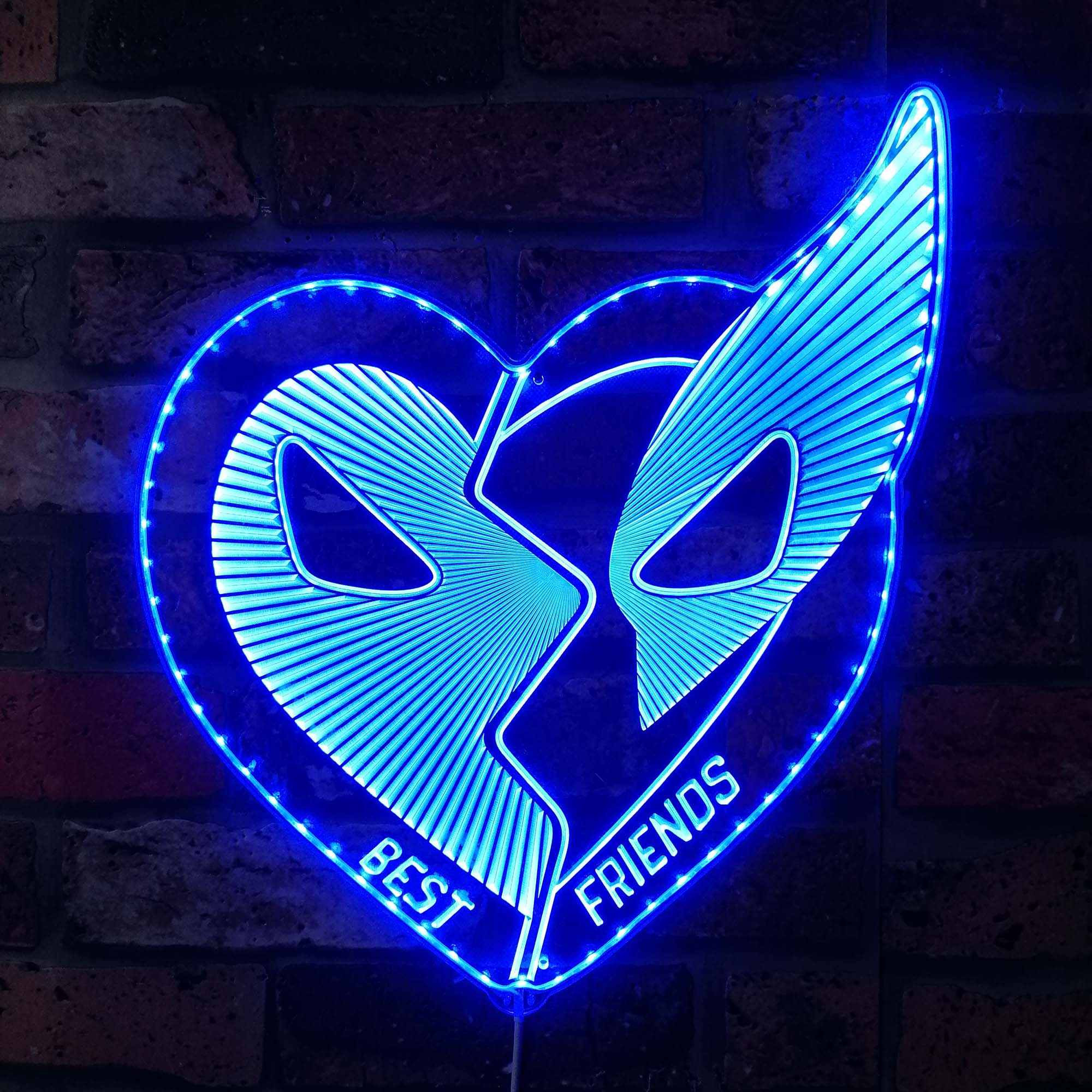 Deadpool & Wolverine Neon LED Sign with Dynamic RGB Colors - Image 4