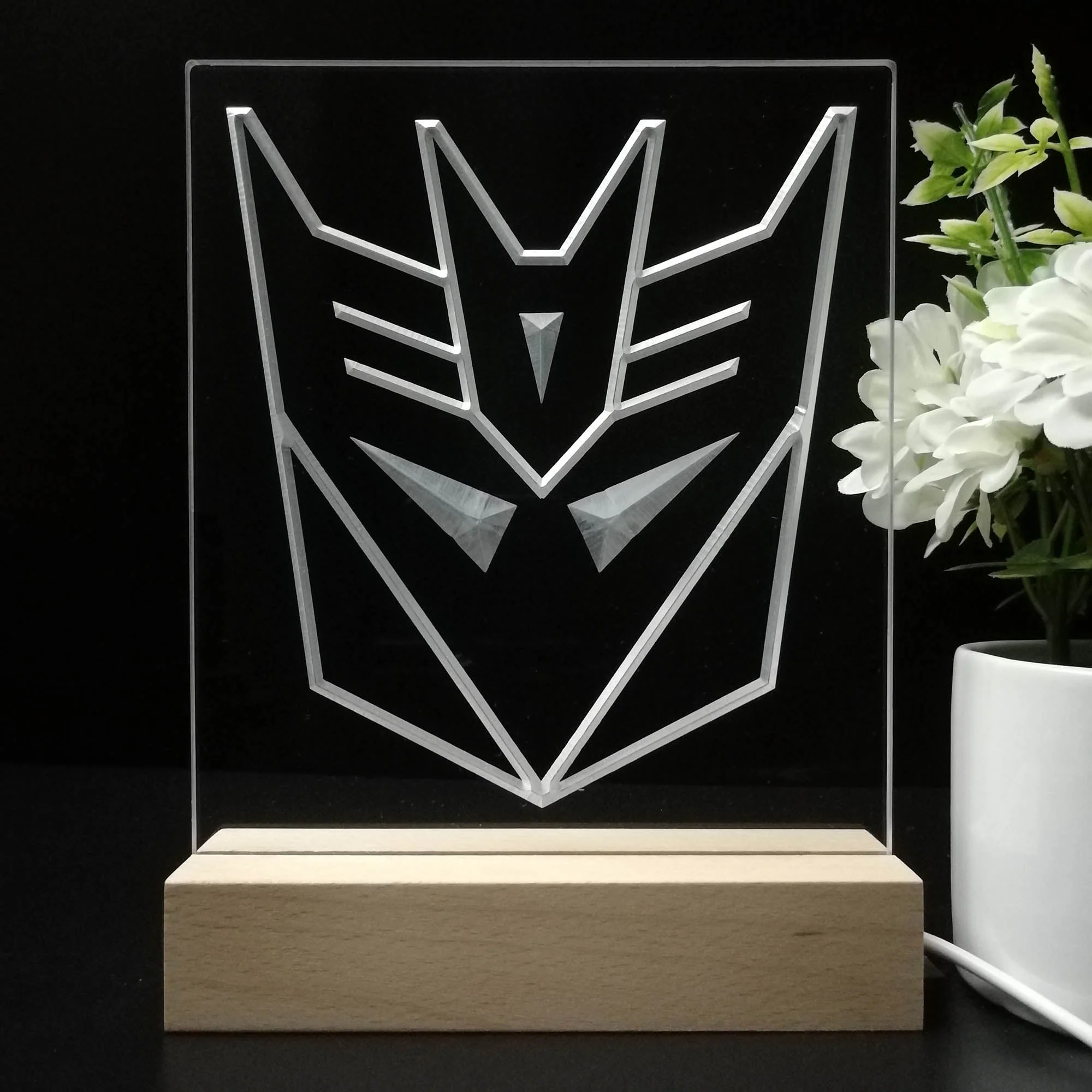 Decepticon Transformers Game Room LED Sign Lamp Display - Image 8