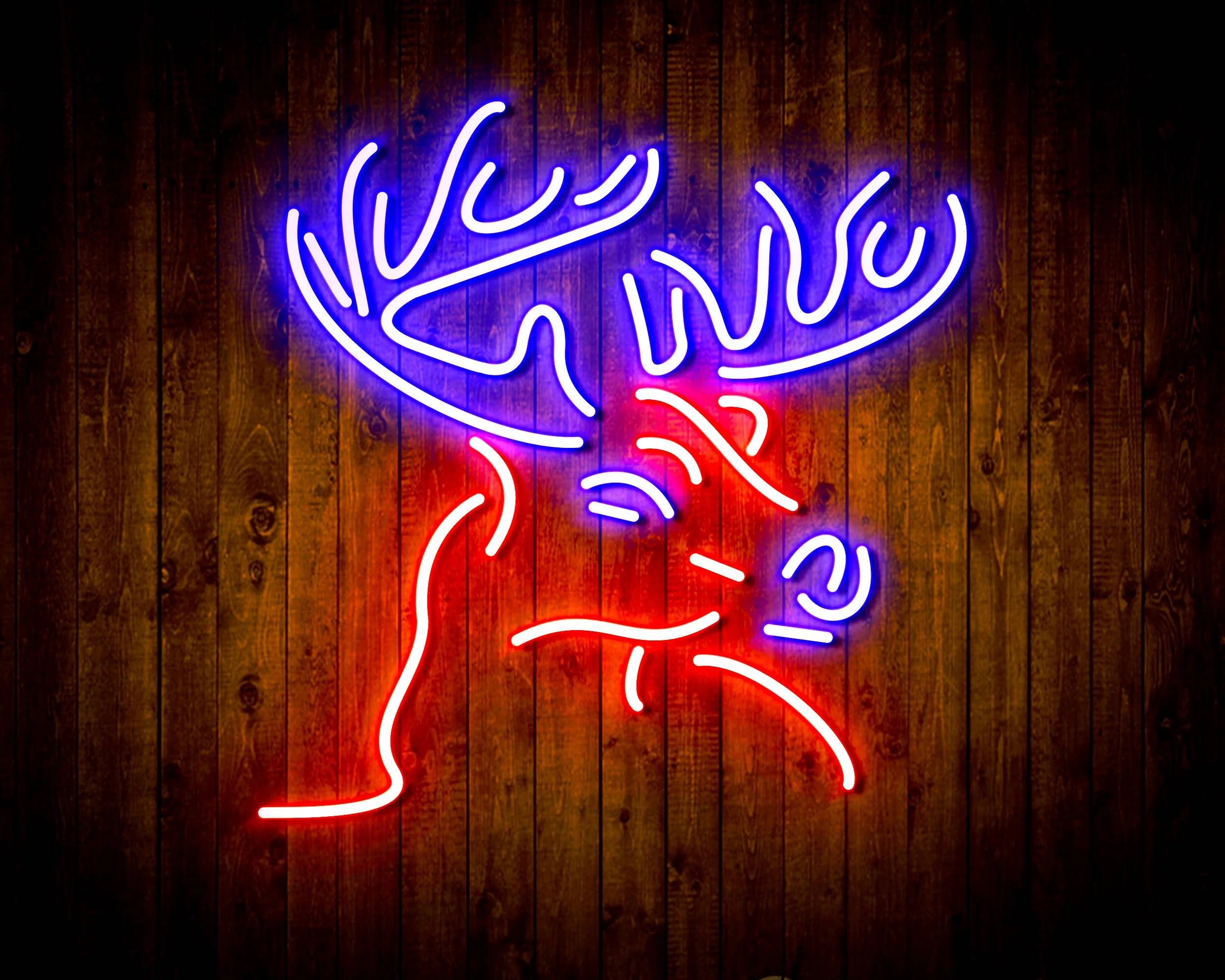 Busch Light Deer Bar Neon Flex LED Sign - Image 2