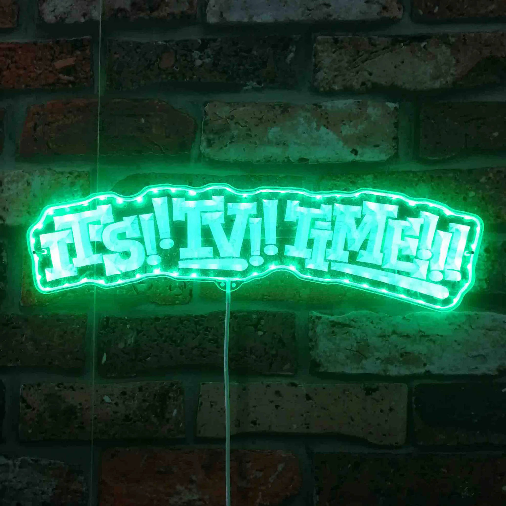 Deltarune Tenna It's TV Time Neon LED Sign with Dynamic RGB Colors - Image 6