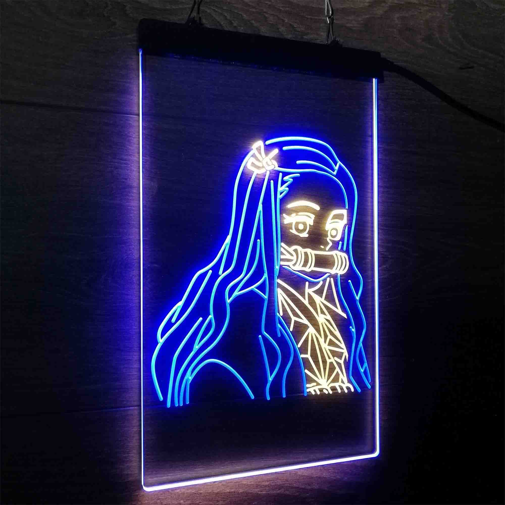 Demon Slayer Nezuko Kamado Game Room Neon LED Sign - Image 15