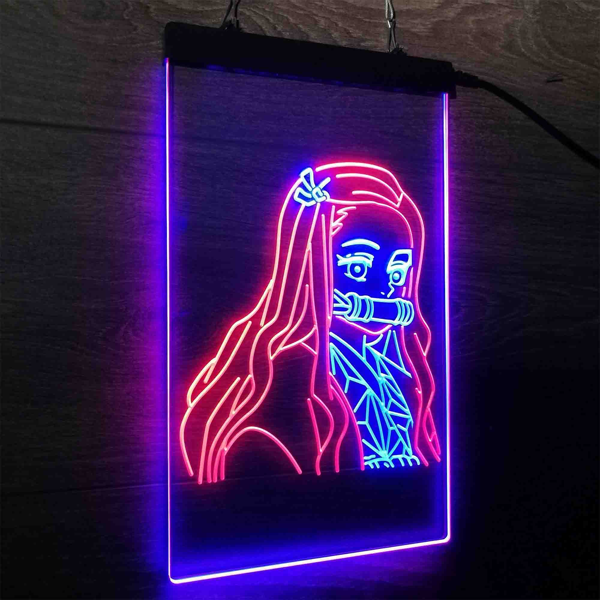 Demon Slayer Nezuko Kamado Game Room Neon LED Sign - Image 17