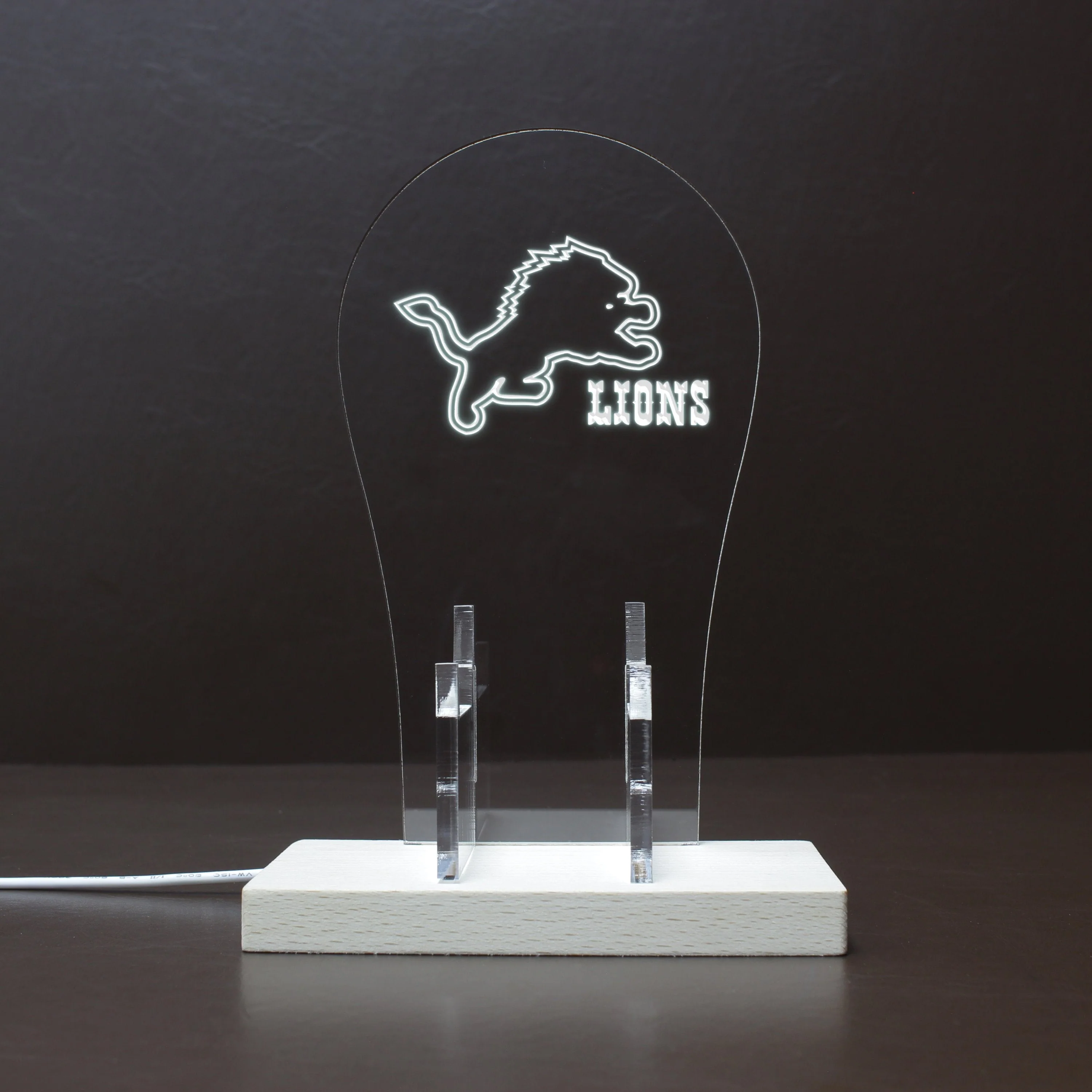 Detroit Lions LED Gaming Headset Controller Stand - Image 10
