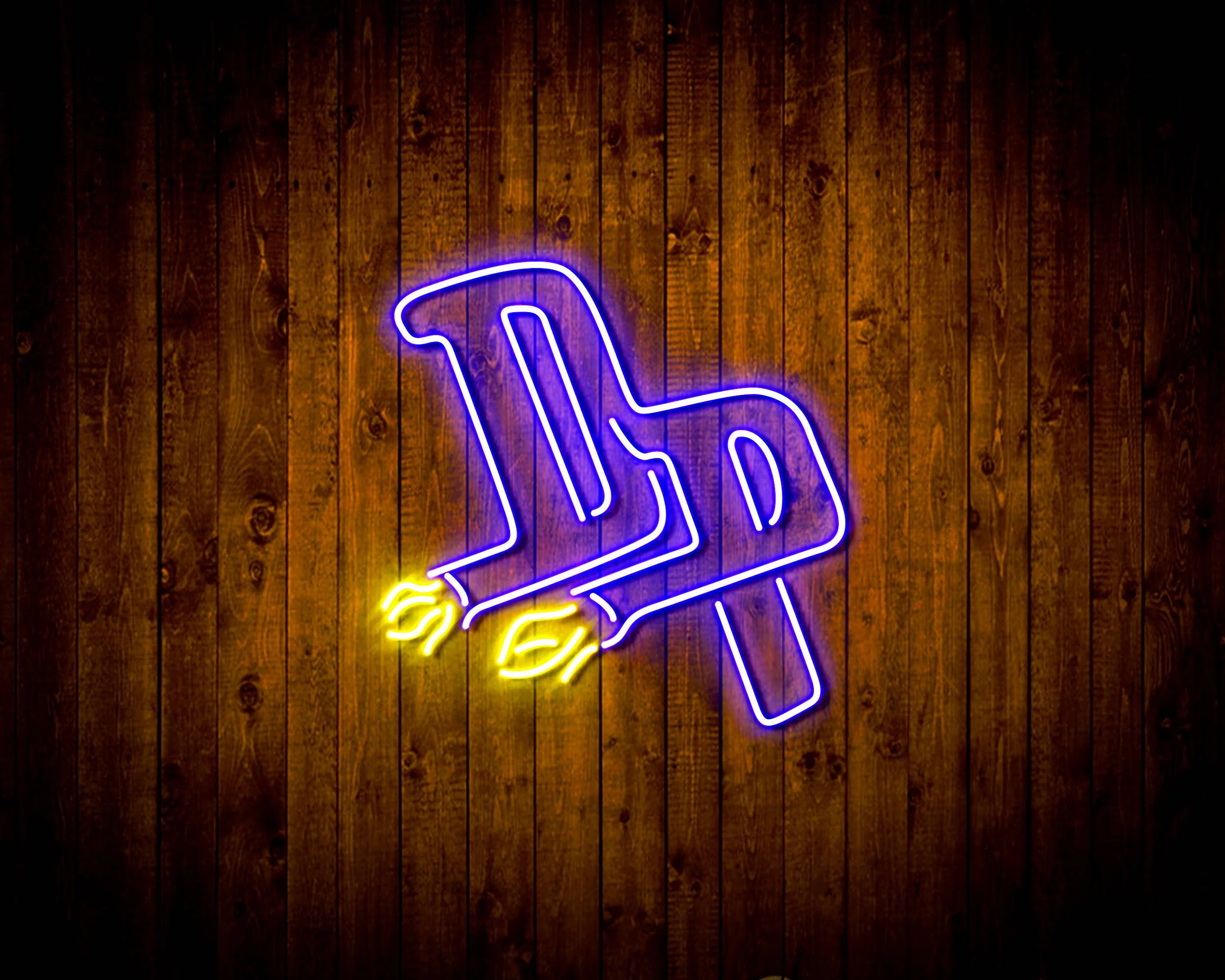Detroit Pistons Bar Neon Flex LED Sign - Image 9
