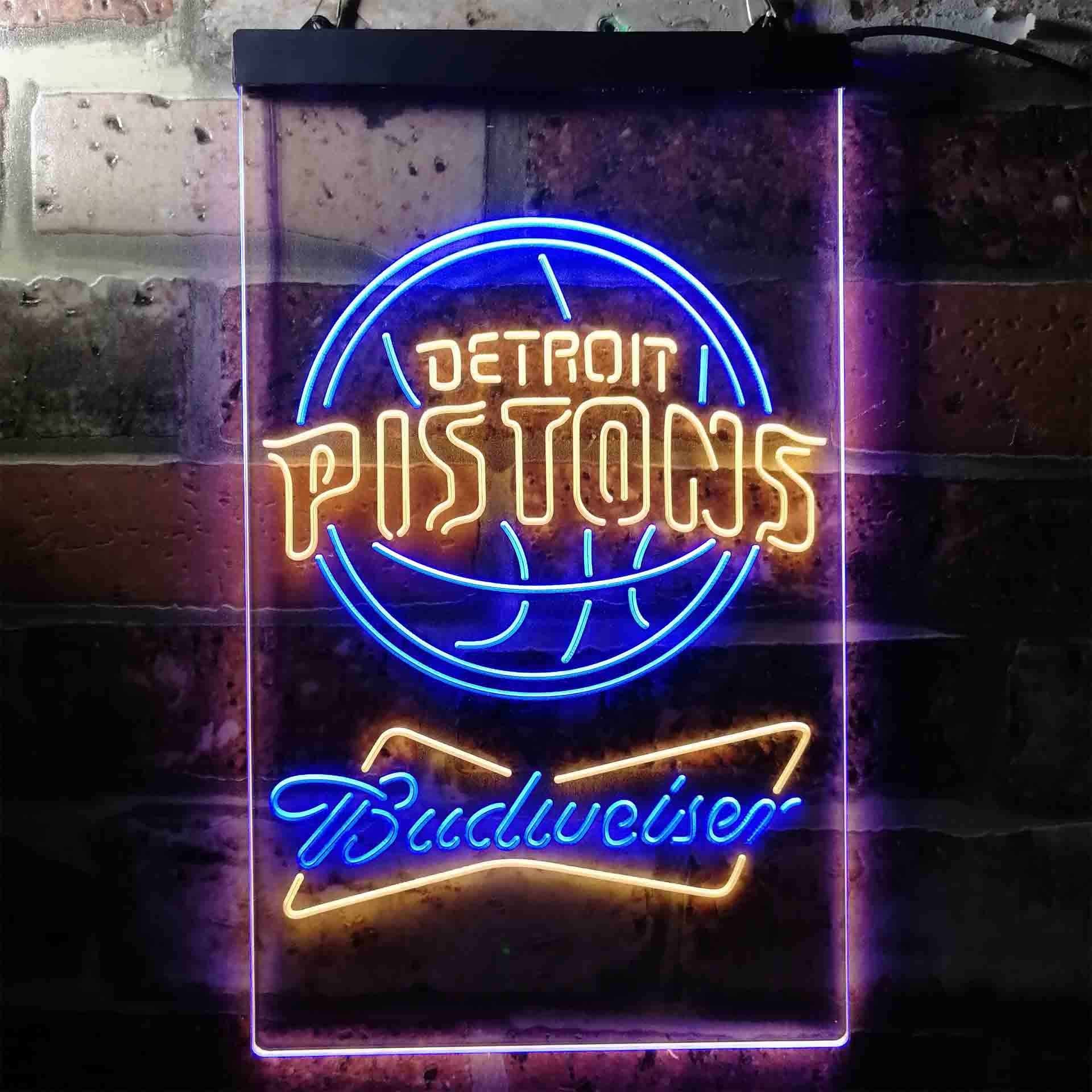 Detroit Pistons Budweiser Neon-Like LED Sign - Image 10