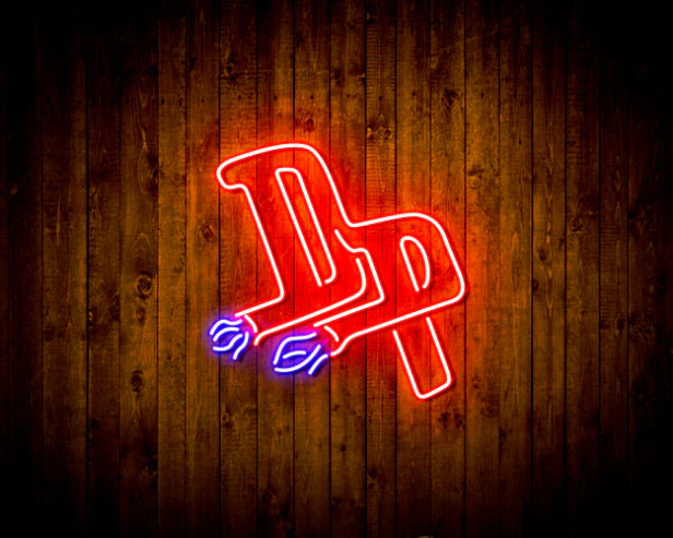 Detroit Pistons Handmade Neon Flex LED Sign - Image 3