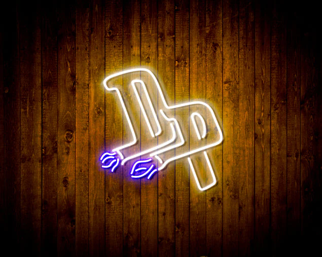 Detroit Pistons Handmade Neon Flex LED Sign - Image 6