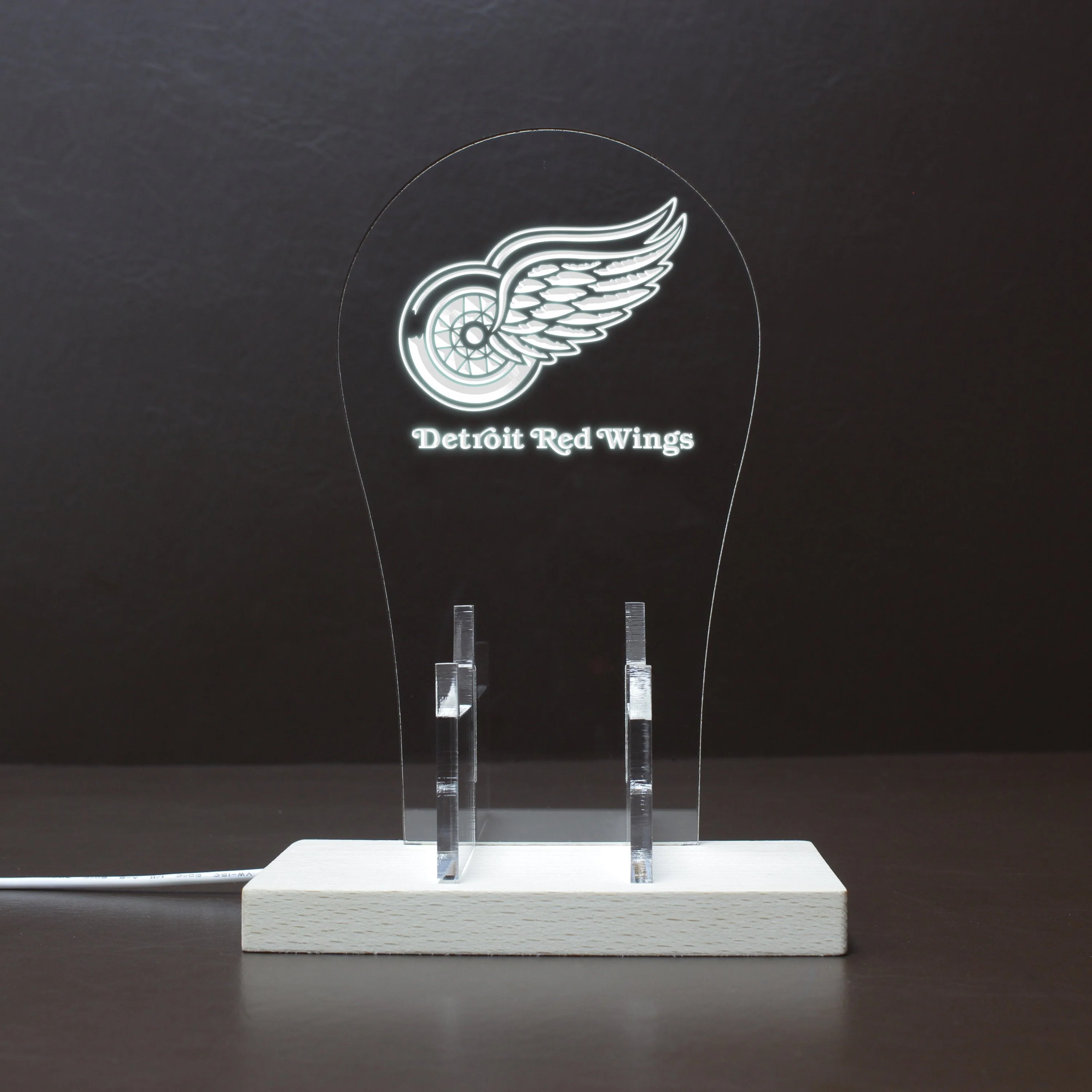 Detroit Red Wings LED Gaming Headset Controller Stand - Image 10