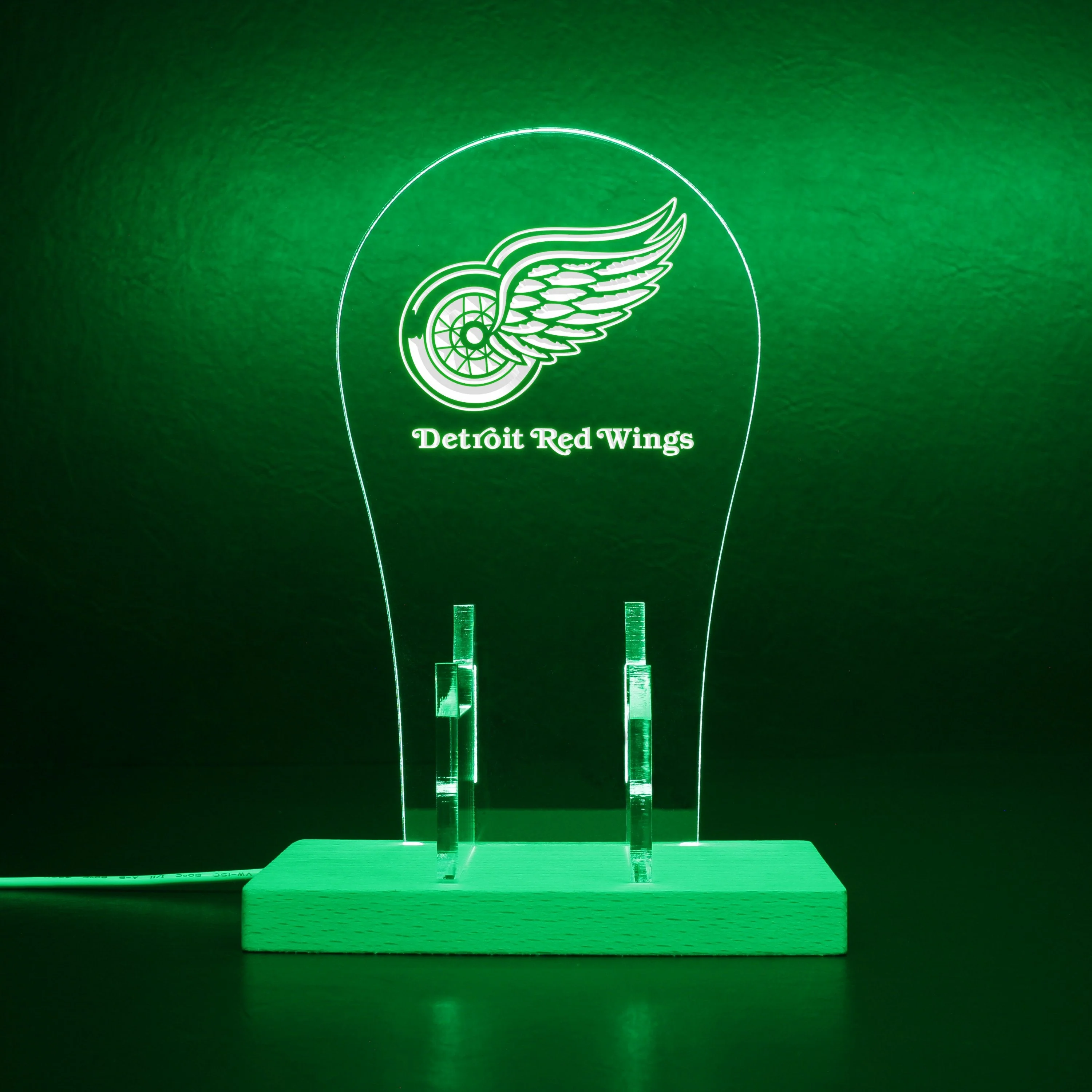 Detroit Red Wings LED Gaming Headset Controller Stand - Image 7