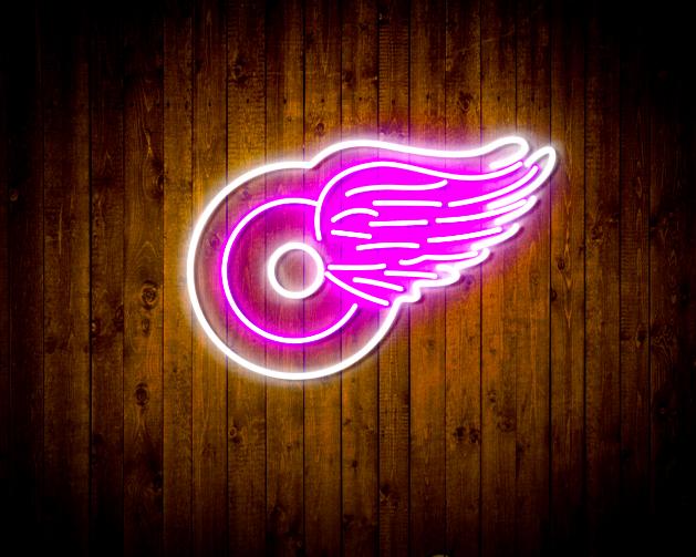 Detroit Red Wings Handmade Neon Flex LED Sign - Image 4