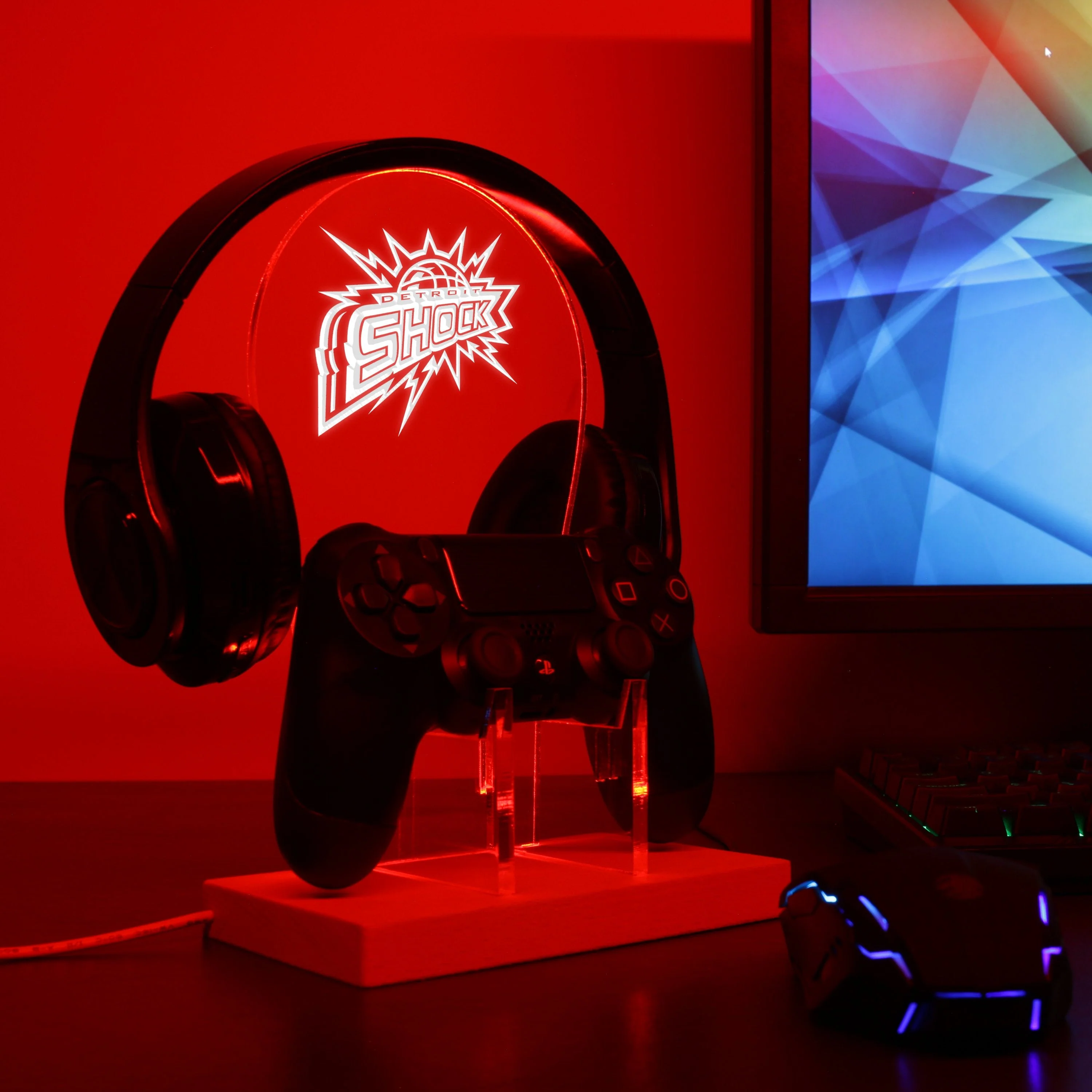 Detroit Shock LED Gaming Headset Controller Stand - Image 2