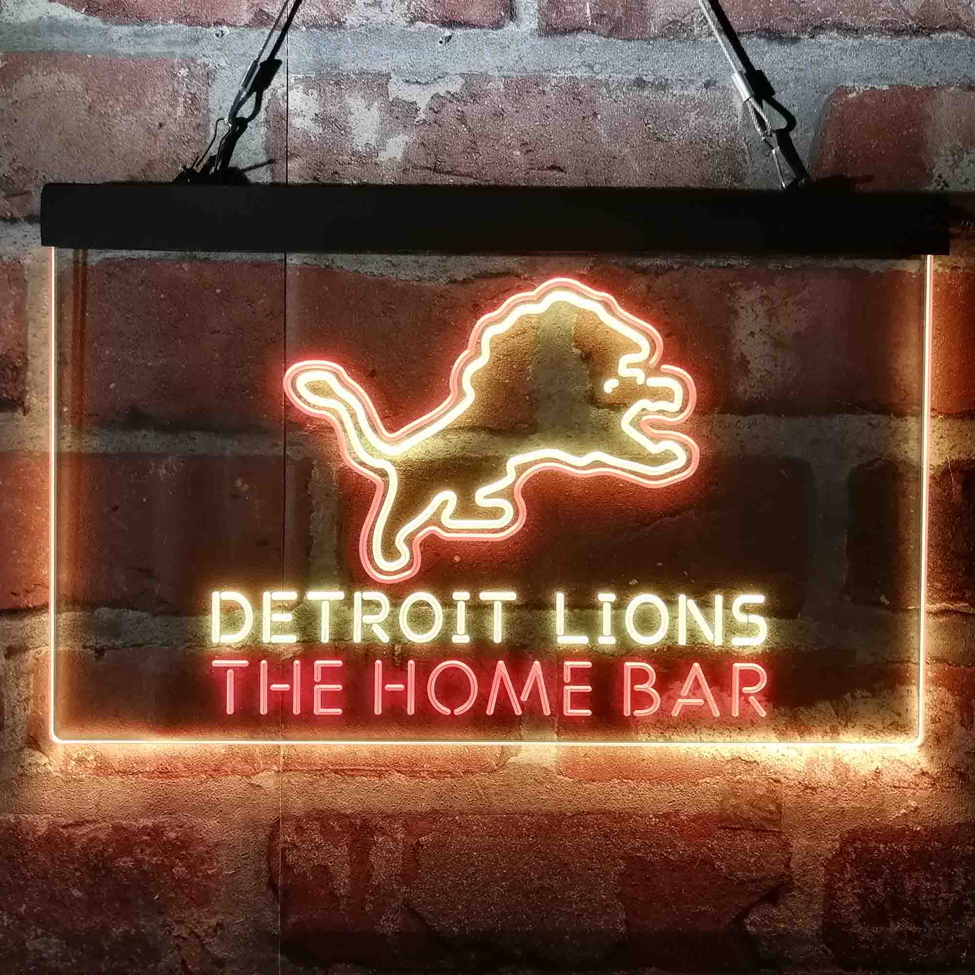 Personalized Detroits Lion Neon-Like LED Sign - Custom Wall Decor Gift - Image 13
