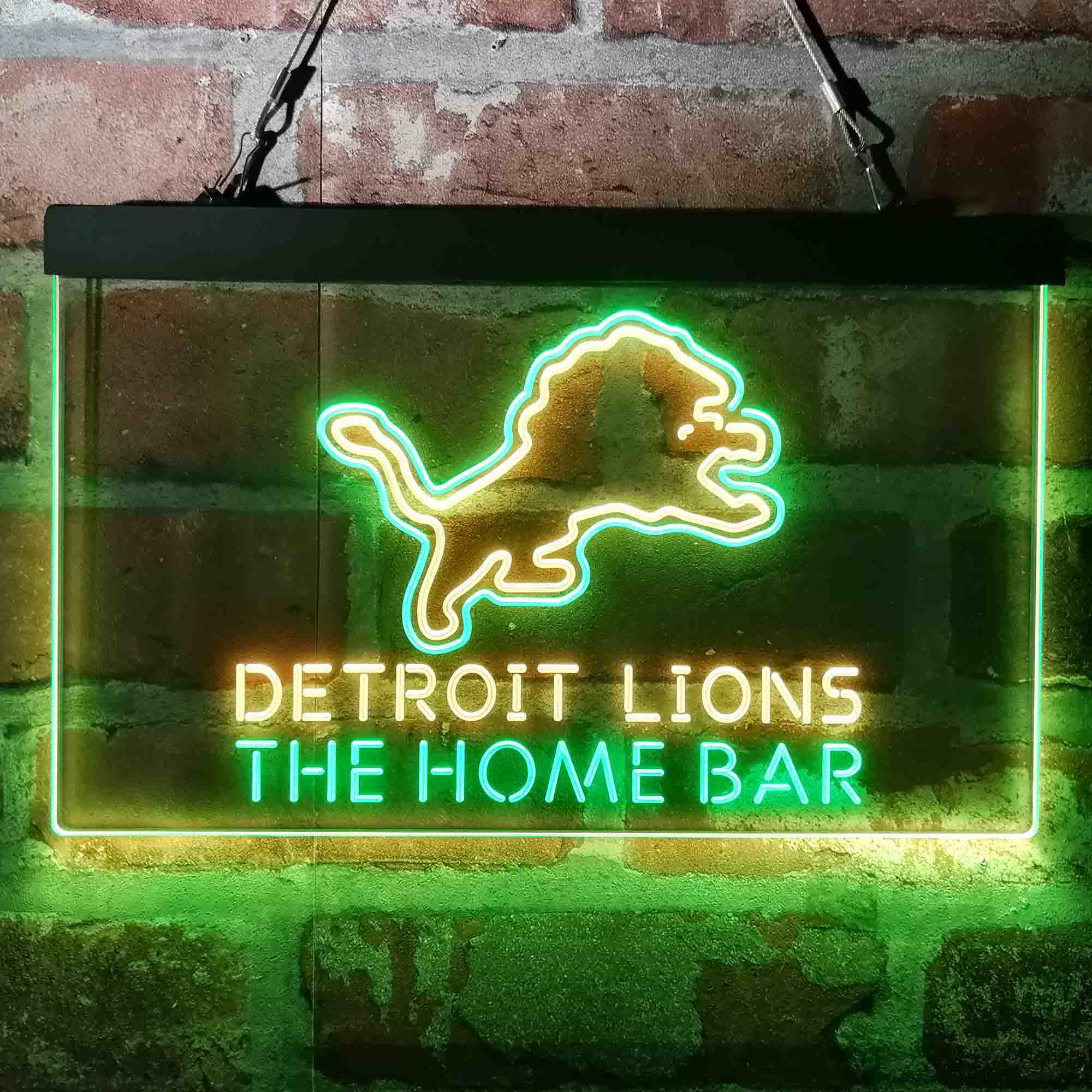 Personalized Detroits Lion Neon-Like LED Sign - Custom Wall Decor Gift - Image 5