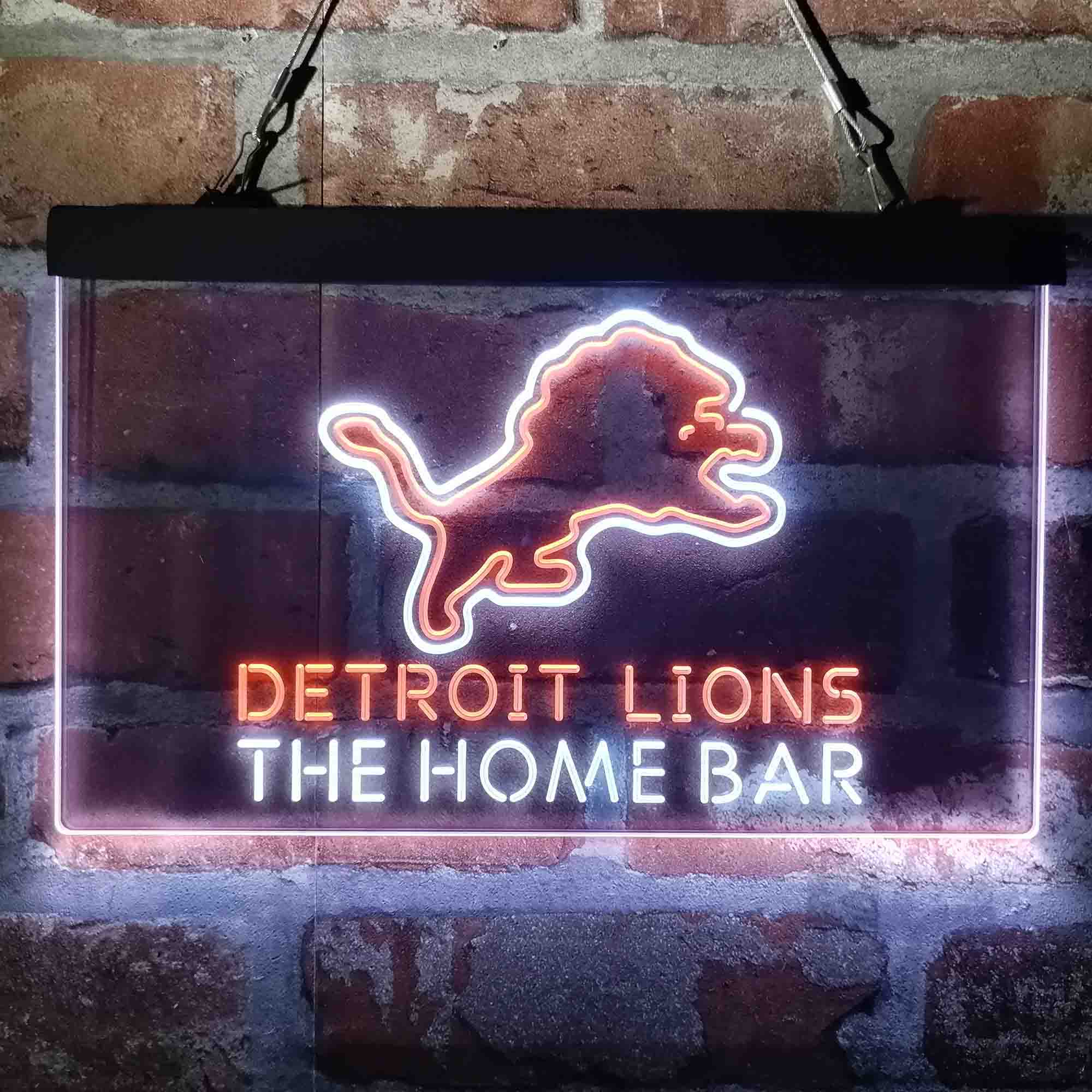 Personalized Detroits Lion Neon-Like LED Sign - Custom Wall Decor Gift - Image 6