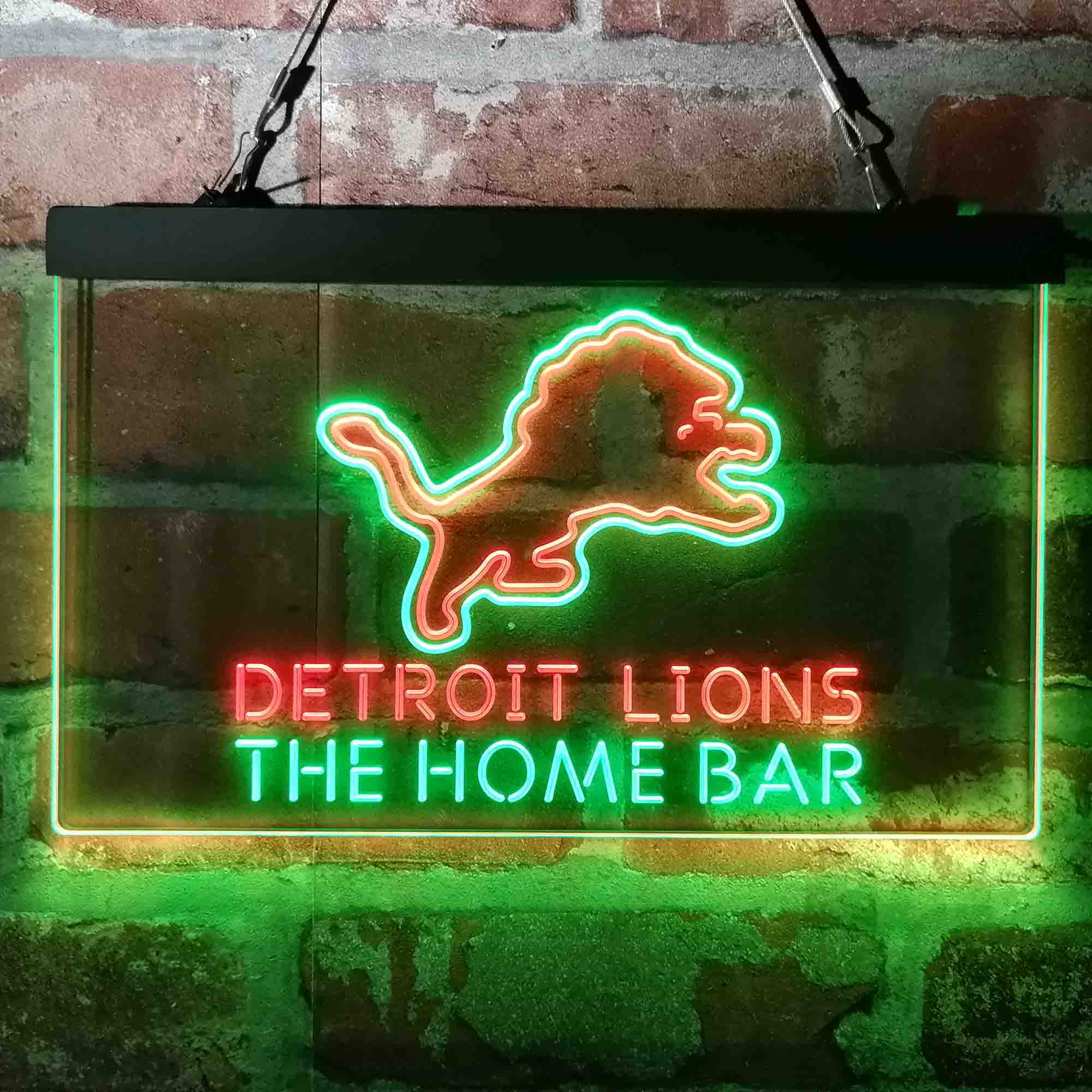 Personalized Detroits Lion Neon-Like LED Sign - Custom Wall Decor Gift - Image 7