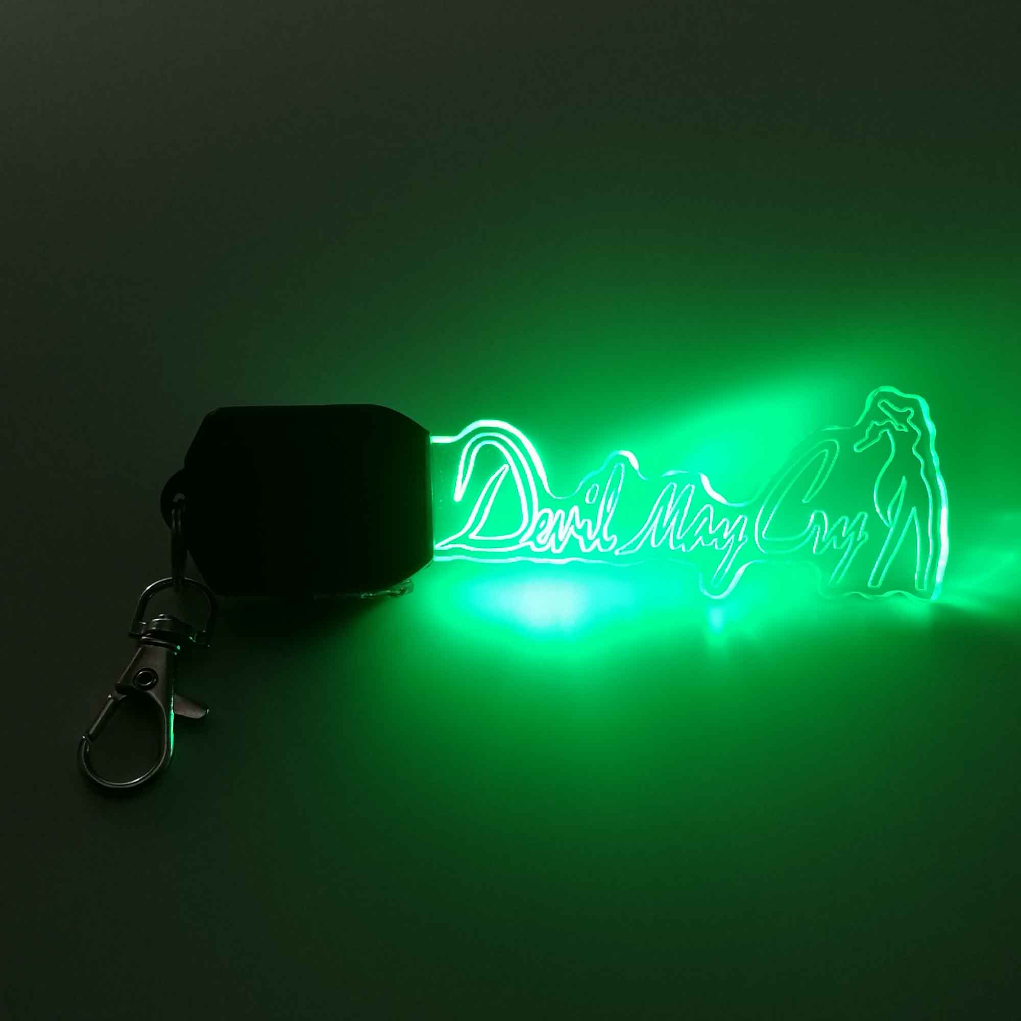 Devil May Cry LED Light Acrylic Keychain , Christmas Tree Ornament - Image 3