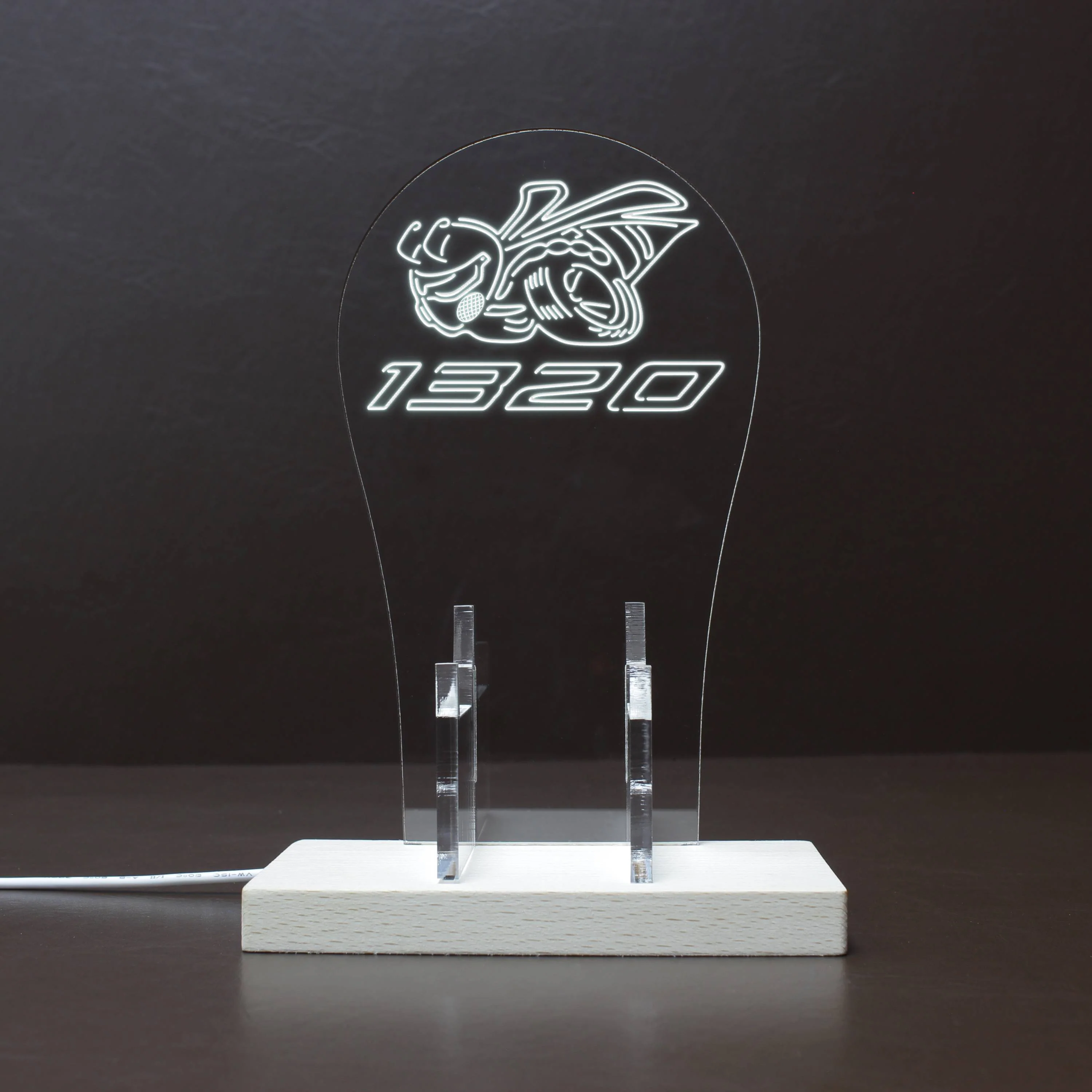 DG Angry Bee 1320 Super Bee LED Gaming Headset Controller Stand - Image 10