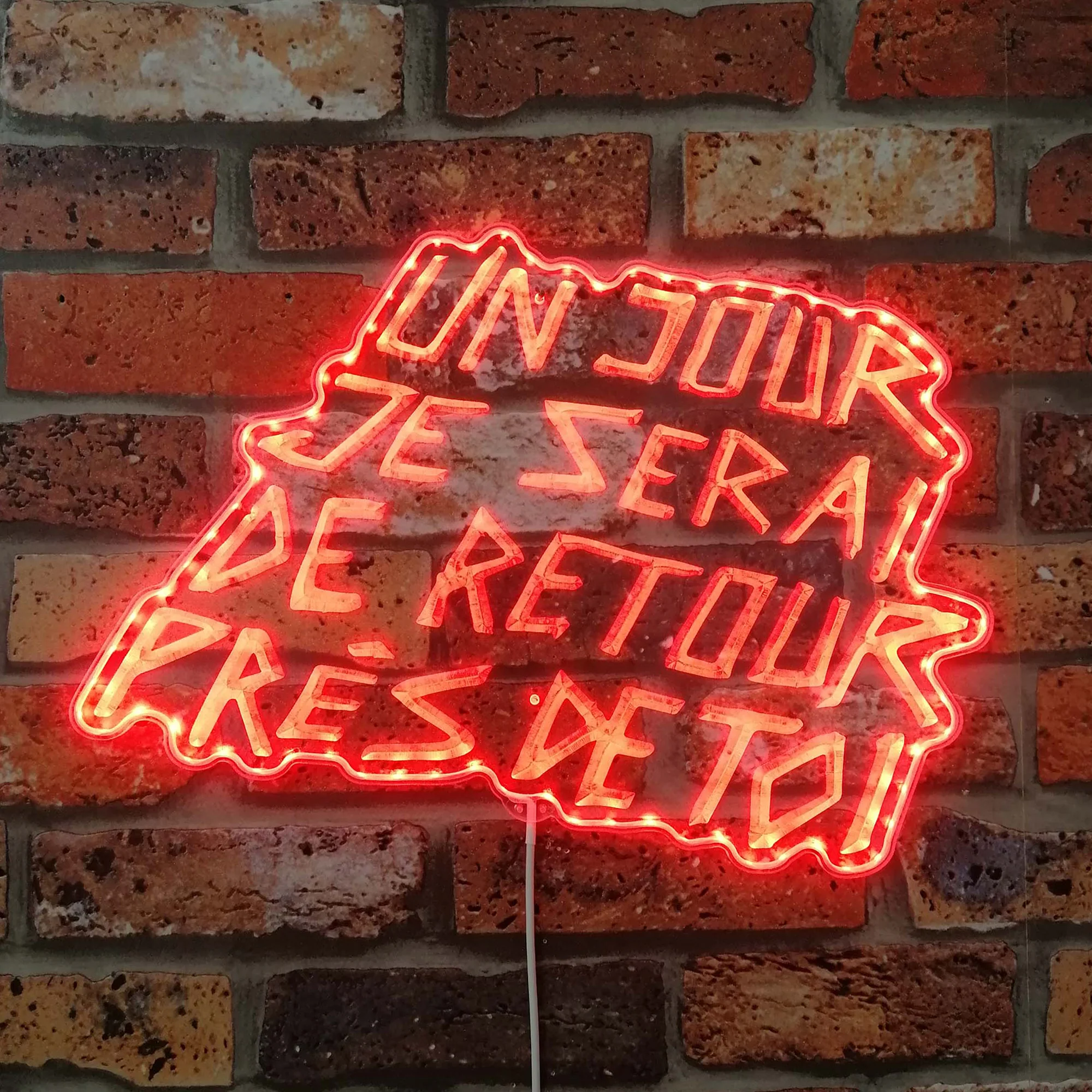 Disco Elysium UN JOUR JE SERAI Neon LED Sign with Dynamic RGB Colors - Image 3