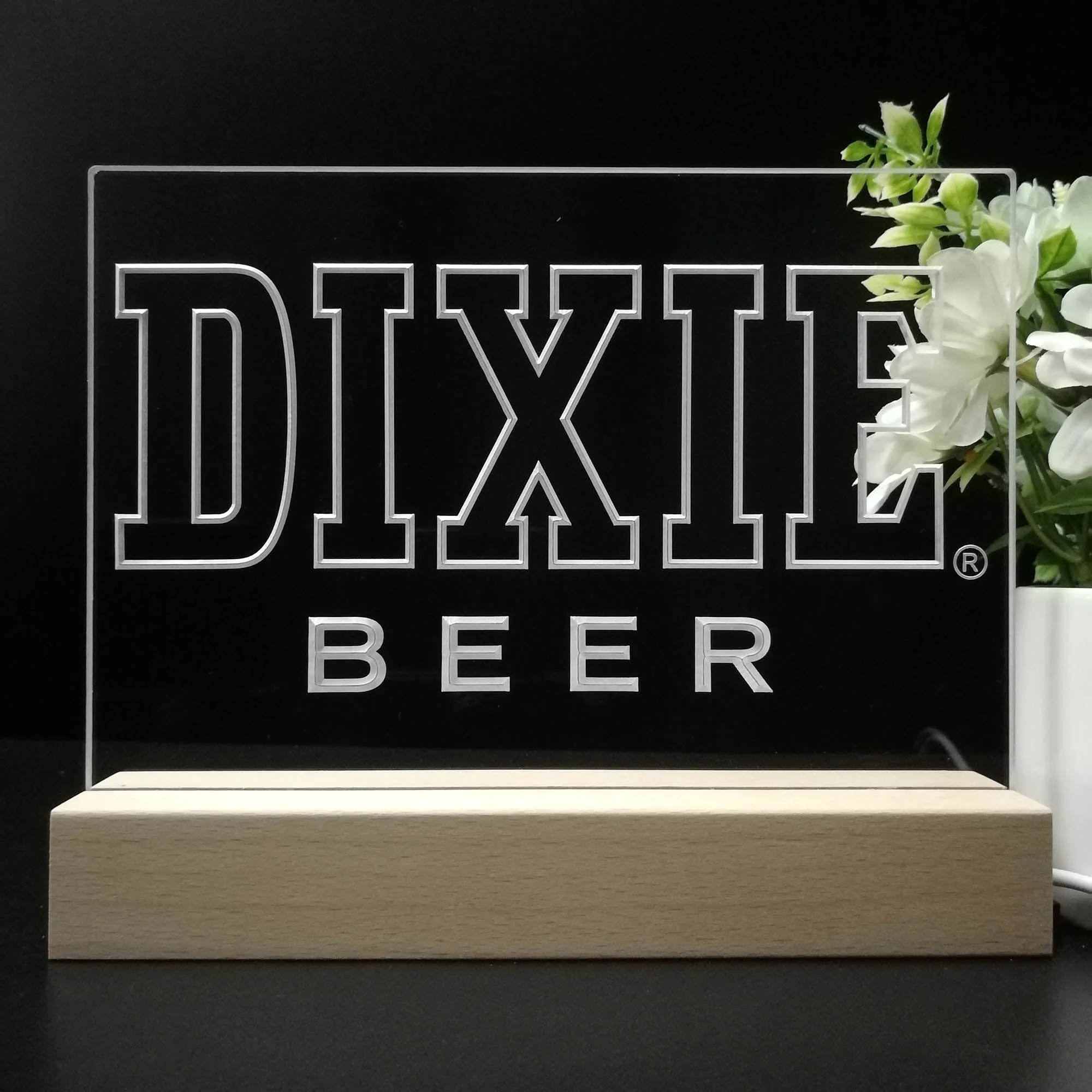 Dixie Beer Neon Sign Pub Bar Lamp - Image 8