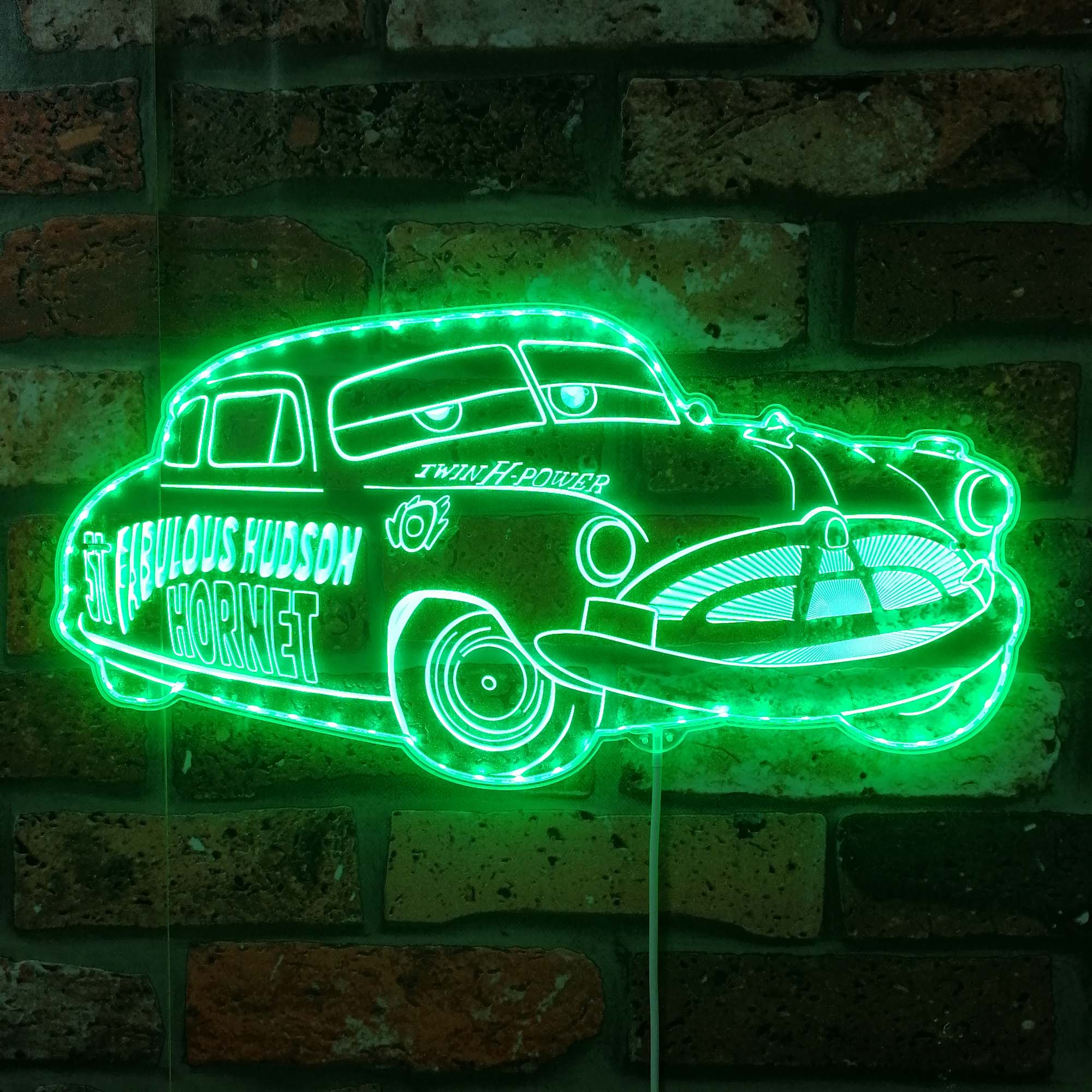 Doc Hudson Mcqueen Cartoon Neon LED Sign with Dynamic RGB Colors - Image 7
