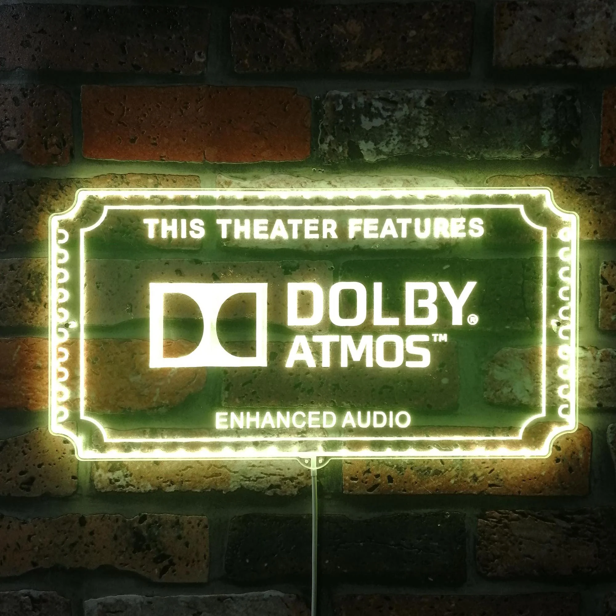 Dolby Atmos Neon LED Sign with Dynamic RGB Colors - Image 7
