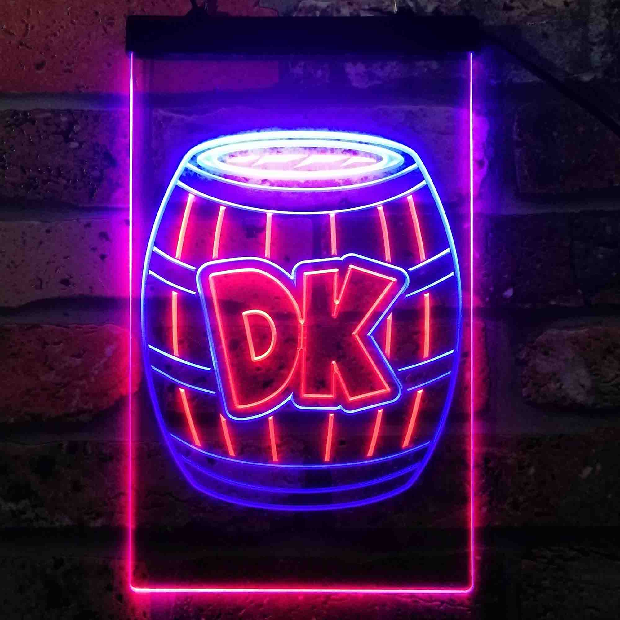 Donkey Kong Barrel Neon LED Sign - Image 11