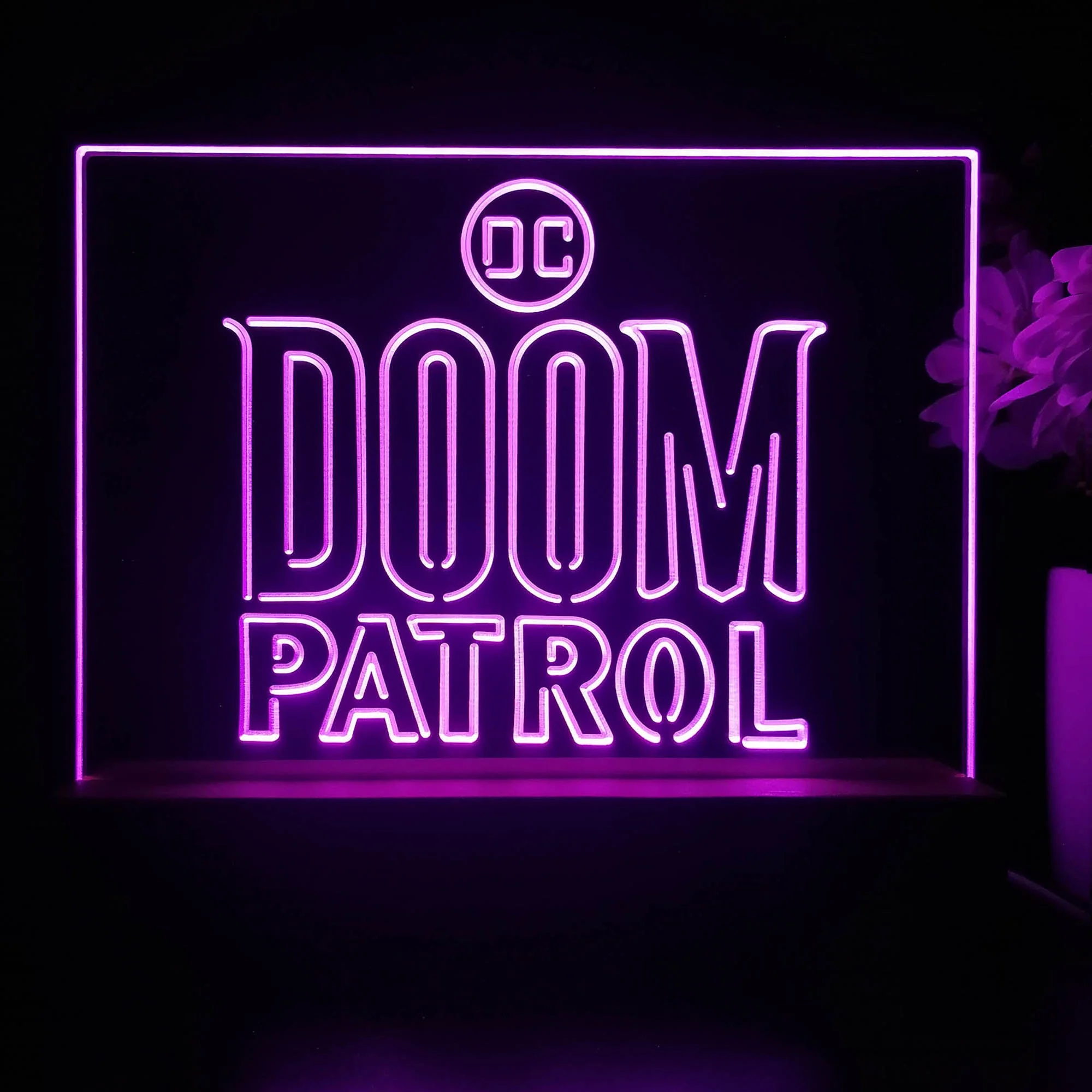 Doom Patrol 3D Illusion Night Light Desk Lamp - Image 2