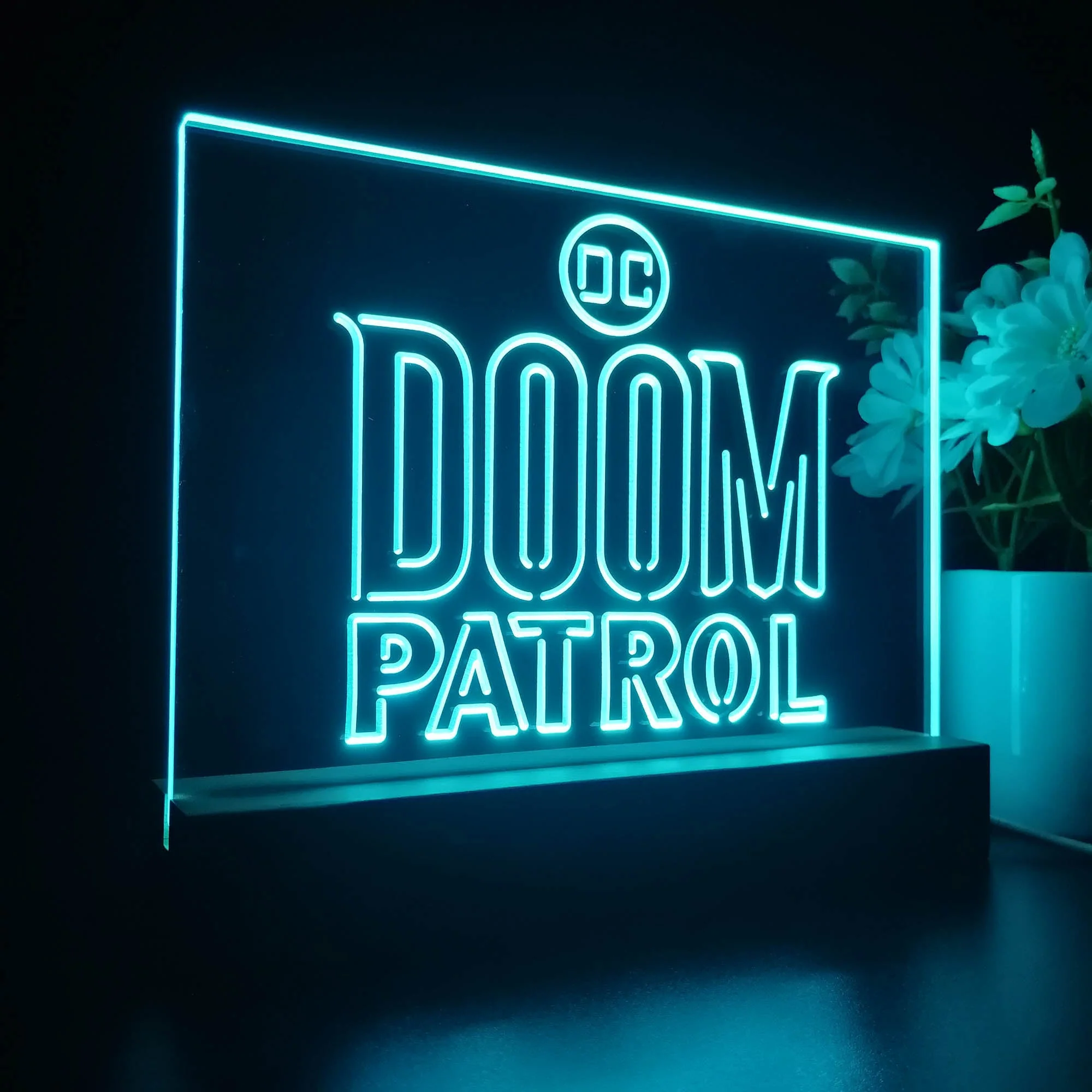 Doom Patrol 3D Illusion Night Light Desk Lamp - Image 5
