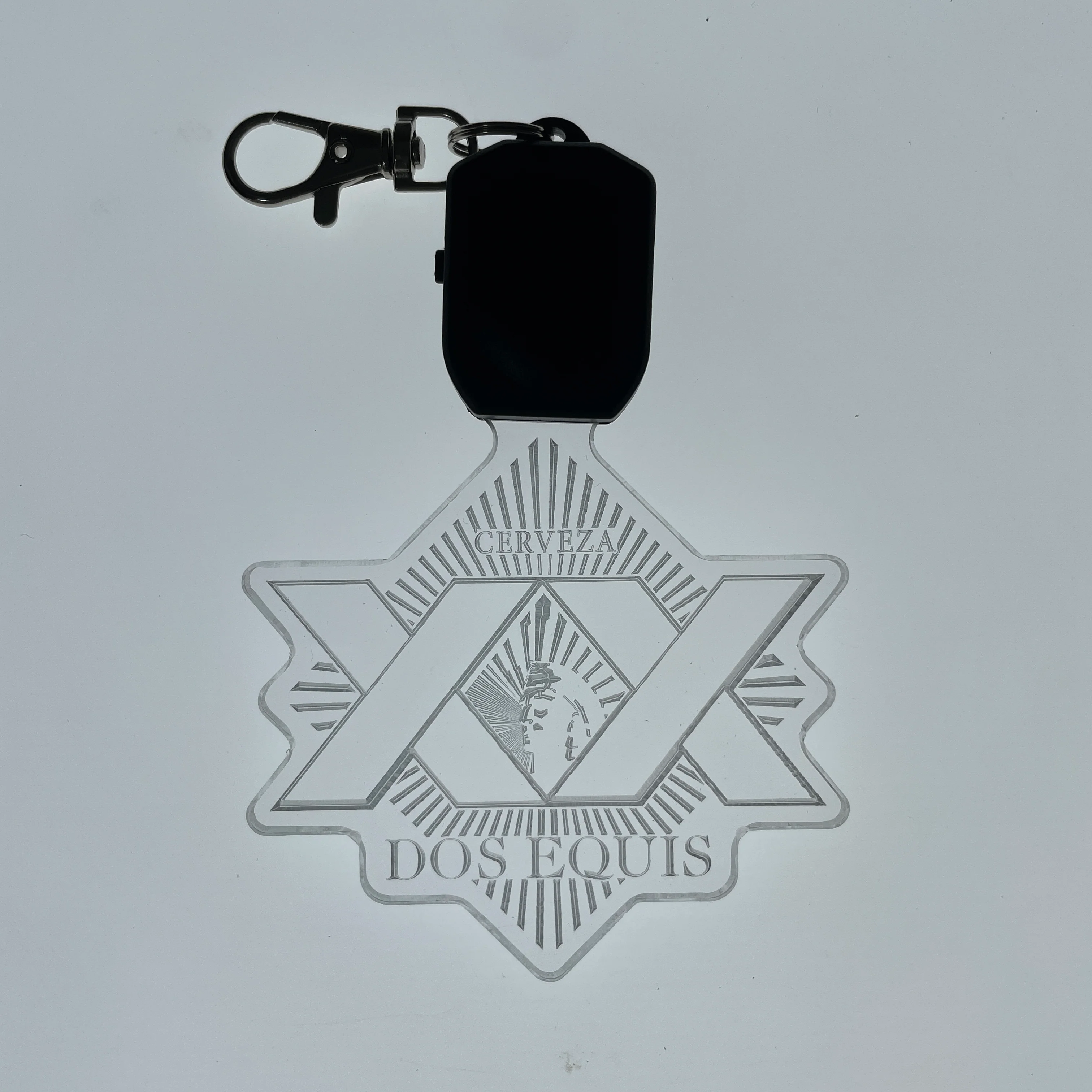 Dos Equis Cerveza LED Light Acrylic Keychain , Christmas Tree Ornament - Image 7