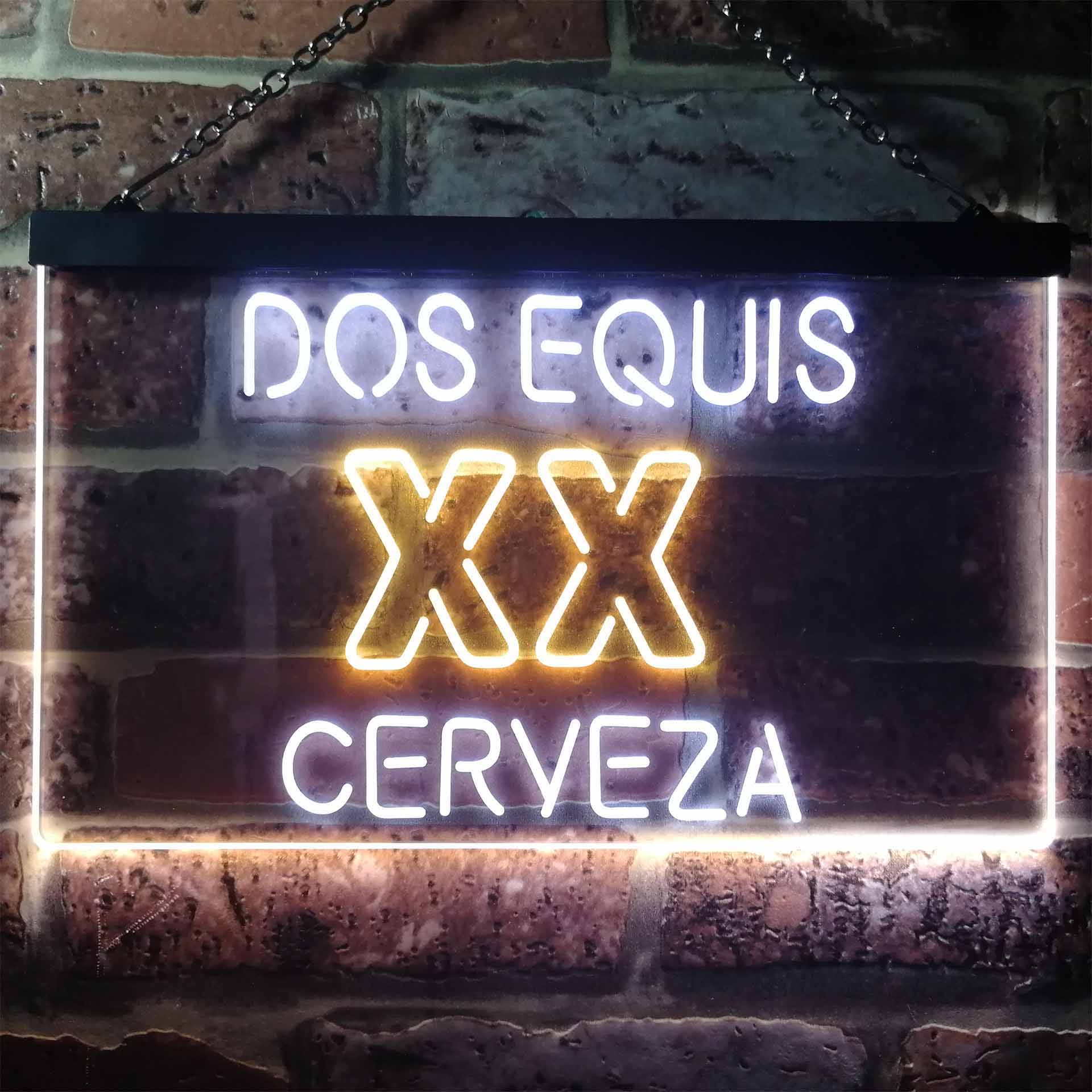 Dos Equis XX Cerveza Home Bar Neon Light LED Sign - Image 13