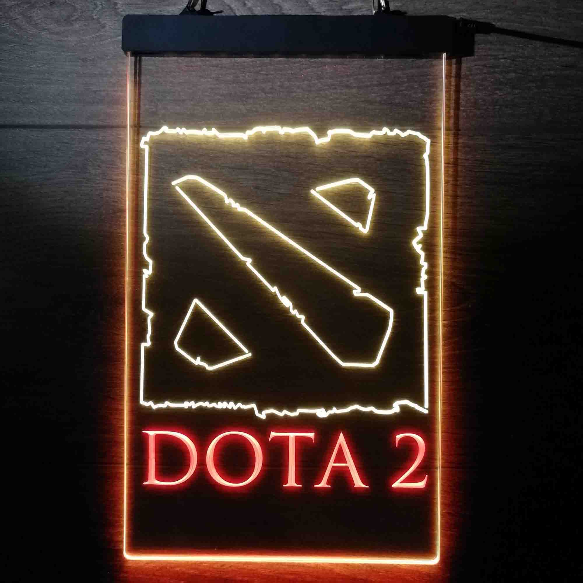 Dota 2 Logo Game Room Neon Light LED Sign - Image 11