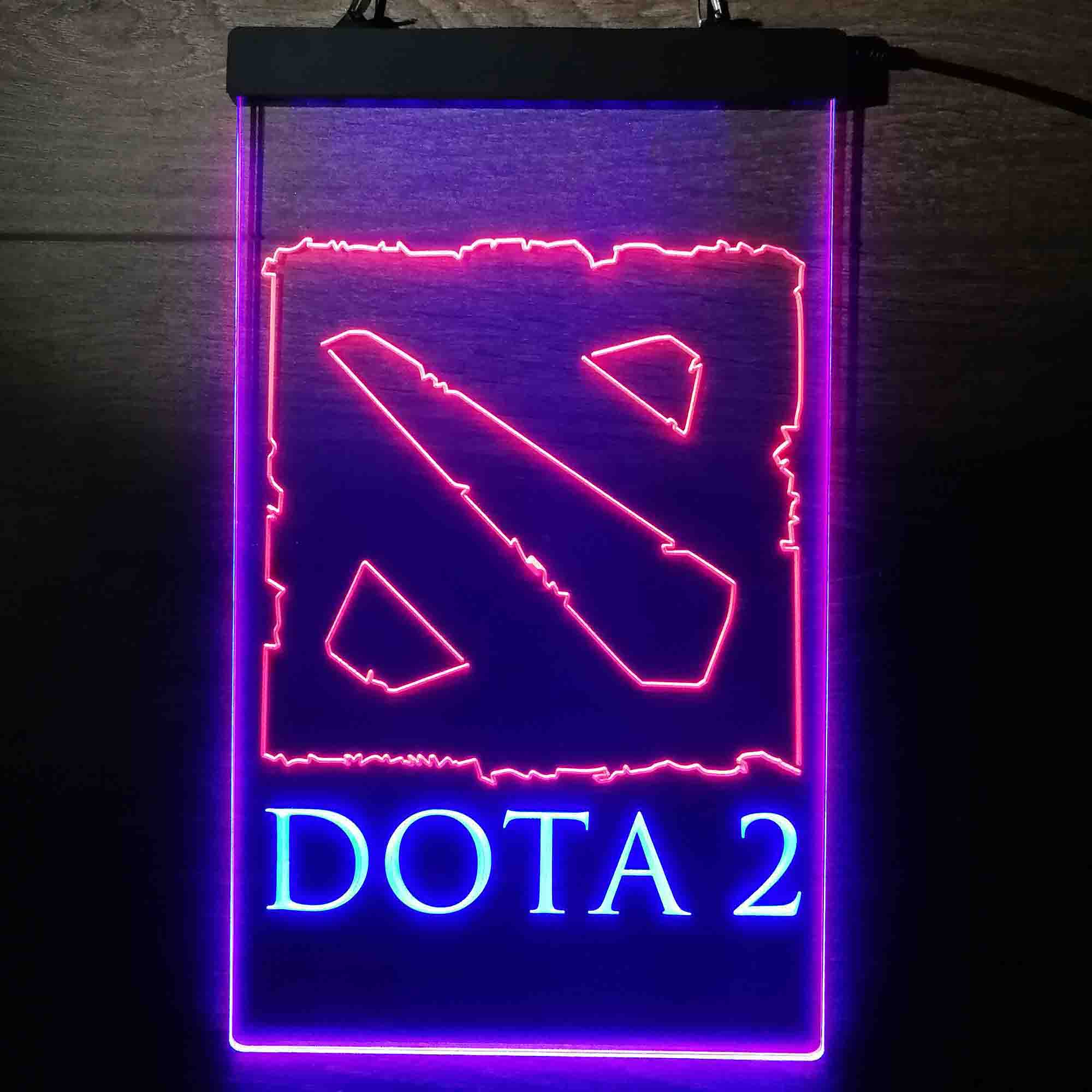 Dota 2 Logo Game Room Neon Light LED Sign - Image 13