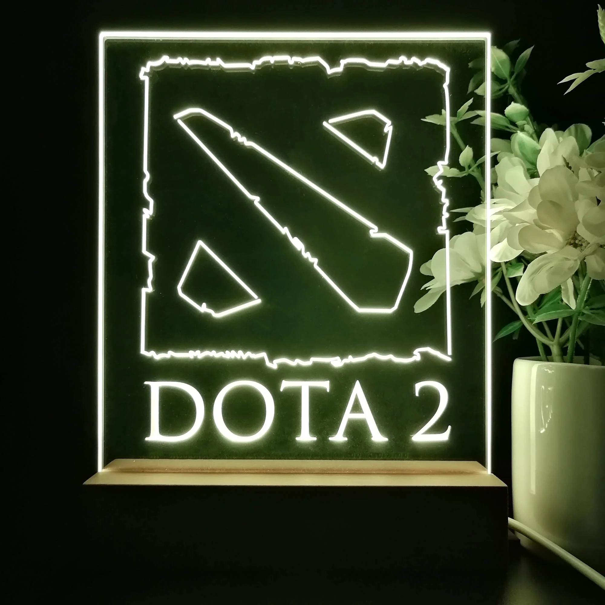 Dota 2 Game Room LED Sign Lamp Display - Image 2