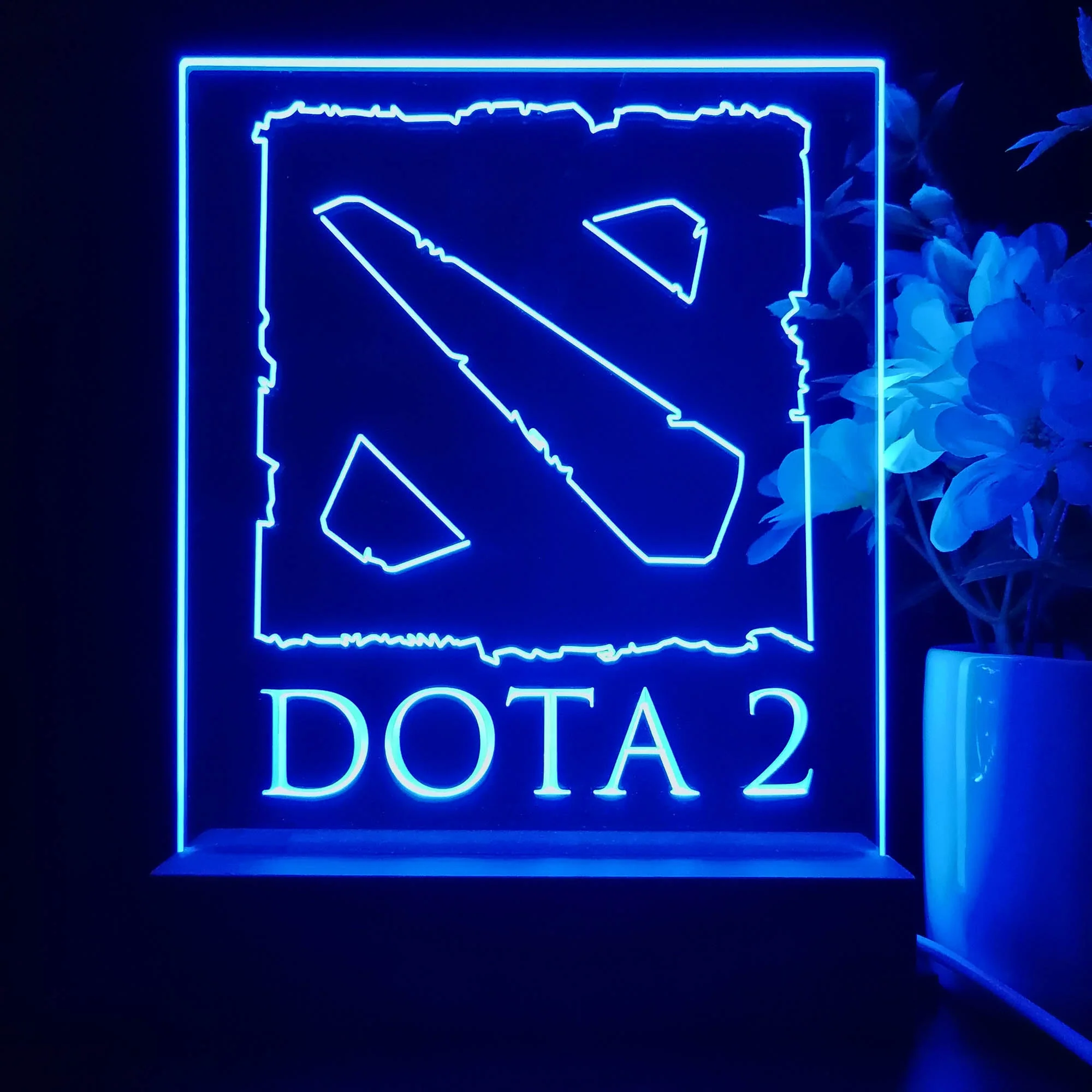 Dota 2 Game Room LED Sign Lamp Display - Image 3