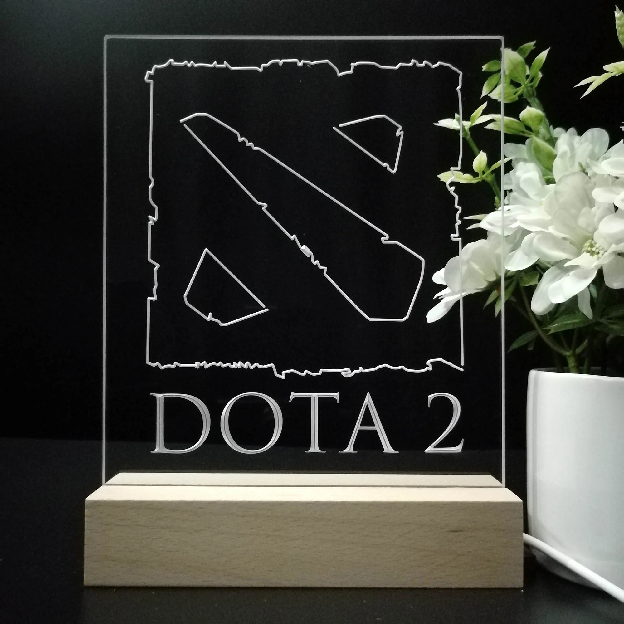 Dota 2 Game Room LED Sign Lamp Display - Image 8