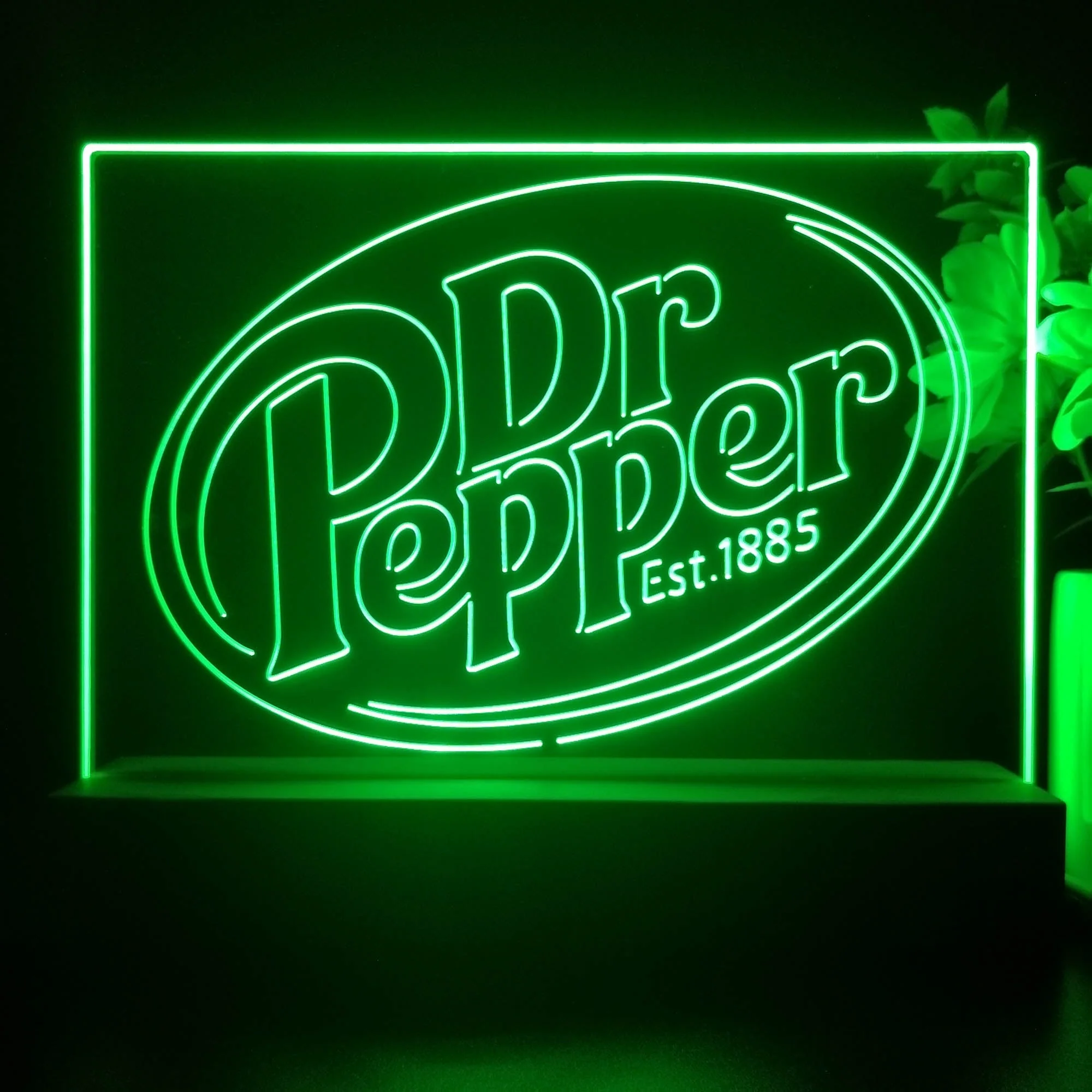 Dr Pepper Est 1885 Neon Sign Pub Bar Decor Lamp - Image 2
