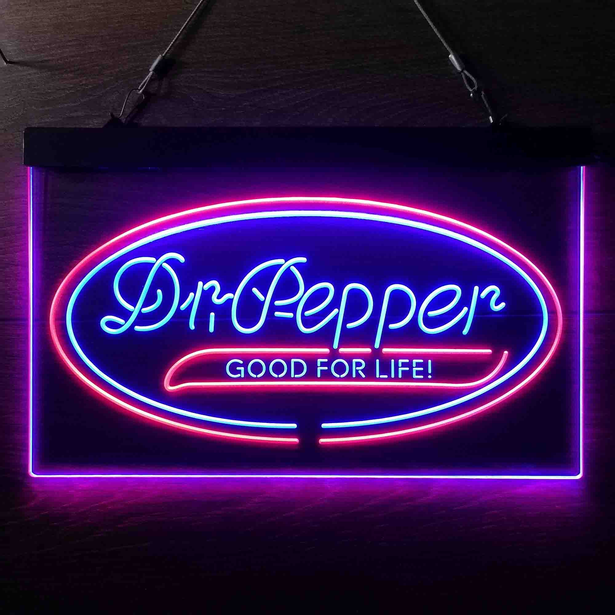 Dr Pepper Good for Life Home Bar Neon Light LED Sign - Image 11