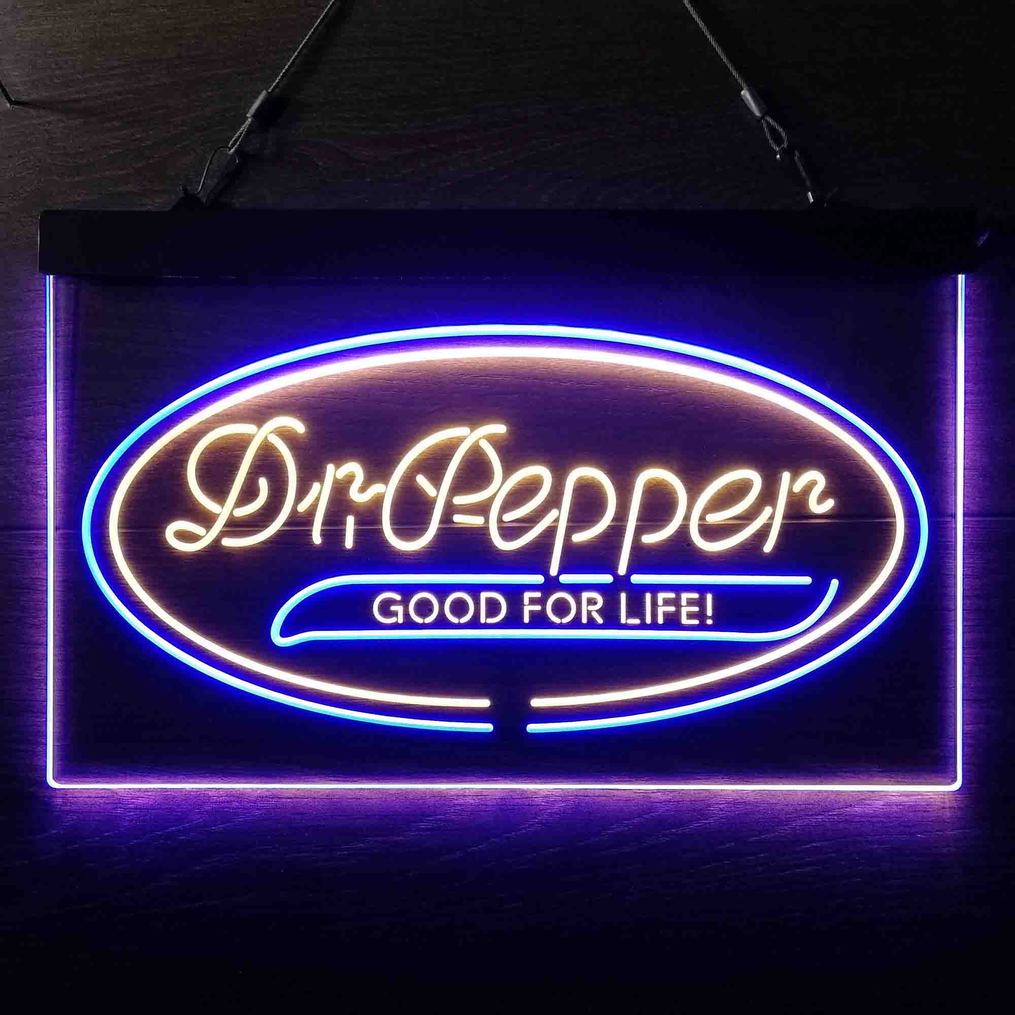 Dr Pepper Good for Life Home Bar Neon Light LED Sign - Image 12