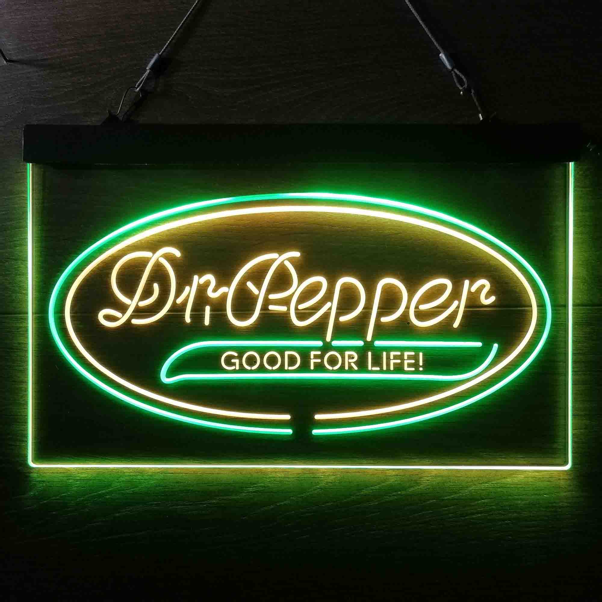 Dr Pepper Good for Life Home Bar Neon Light LED Sign - Image 8